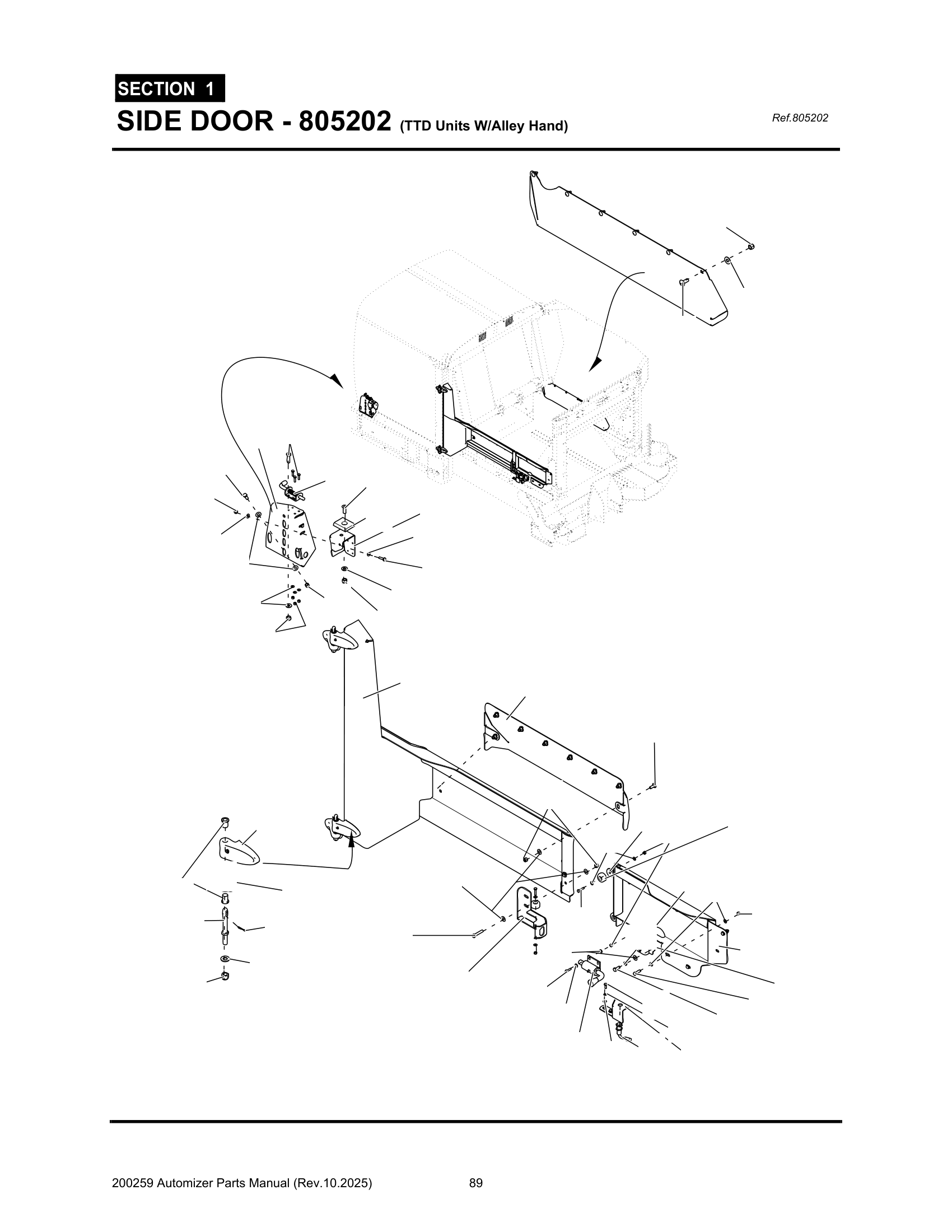 Side door (Installation 805202)