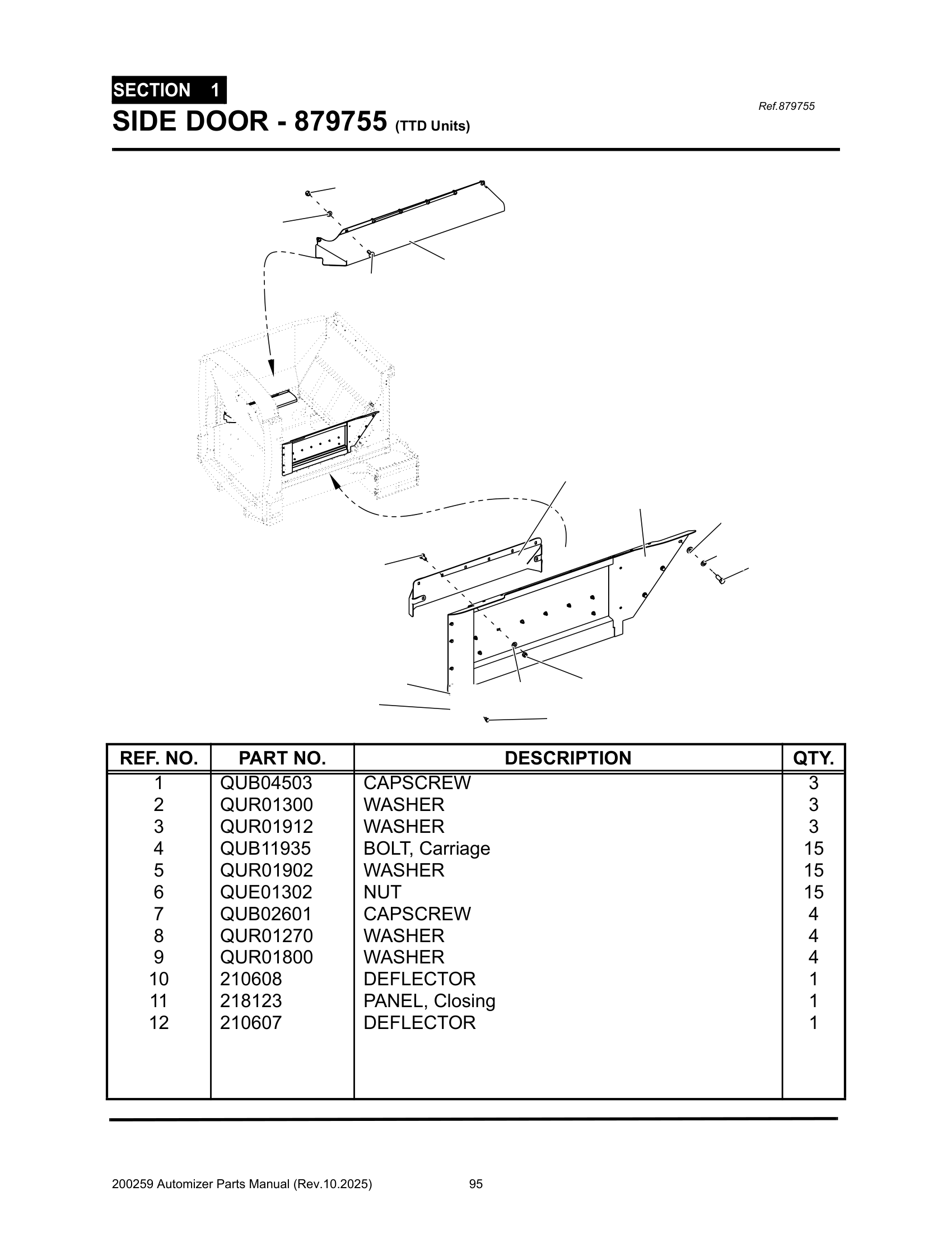 Side door (Installation 860757)