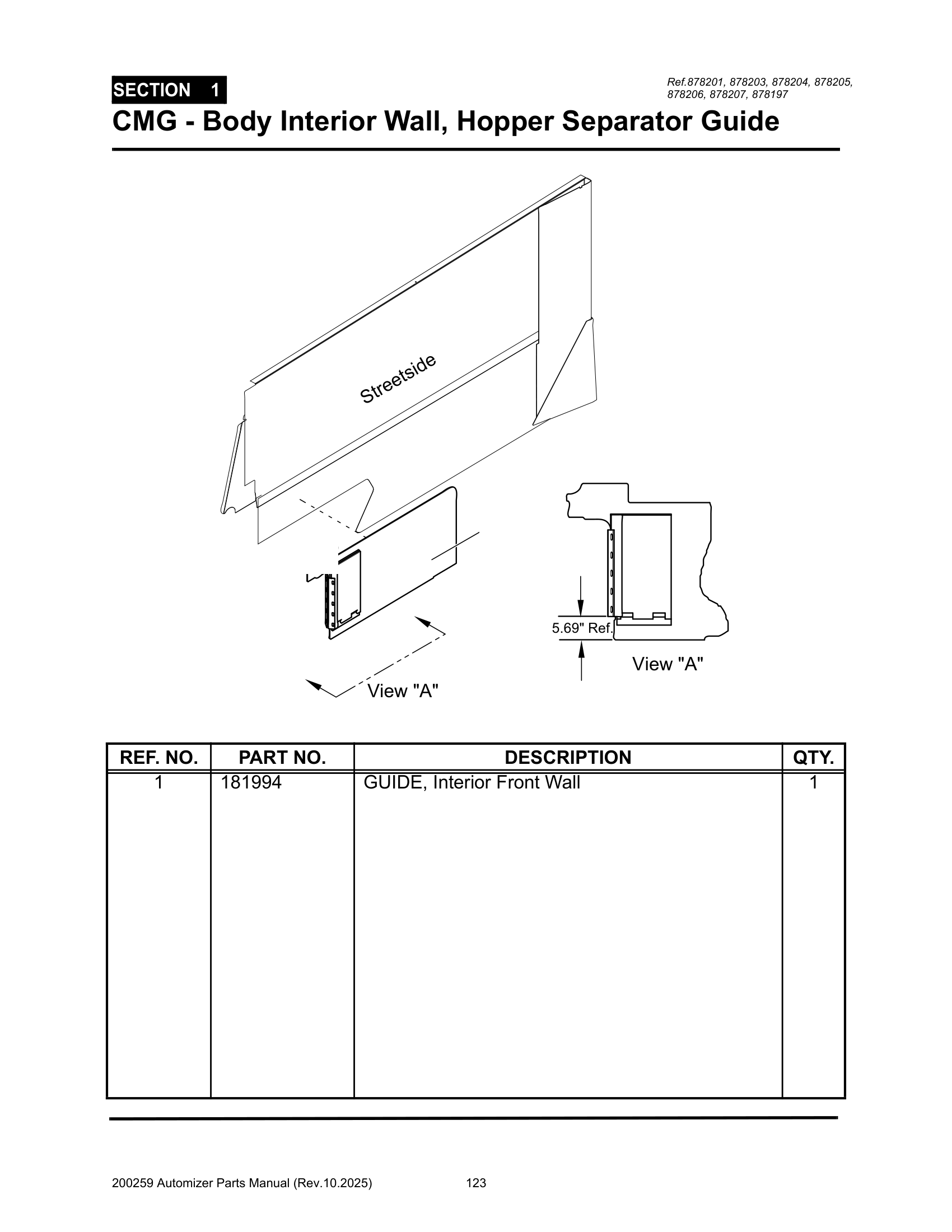 Packer commingled divider