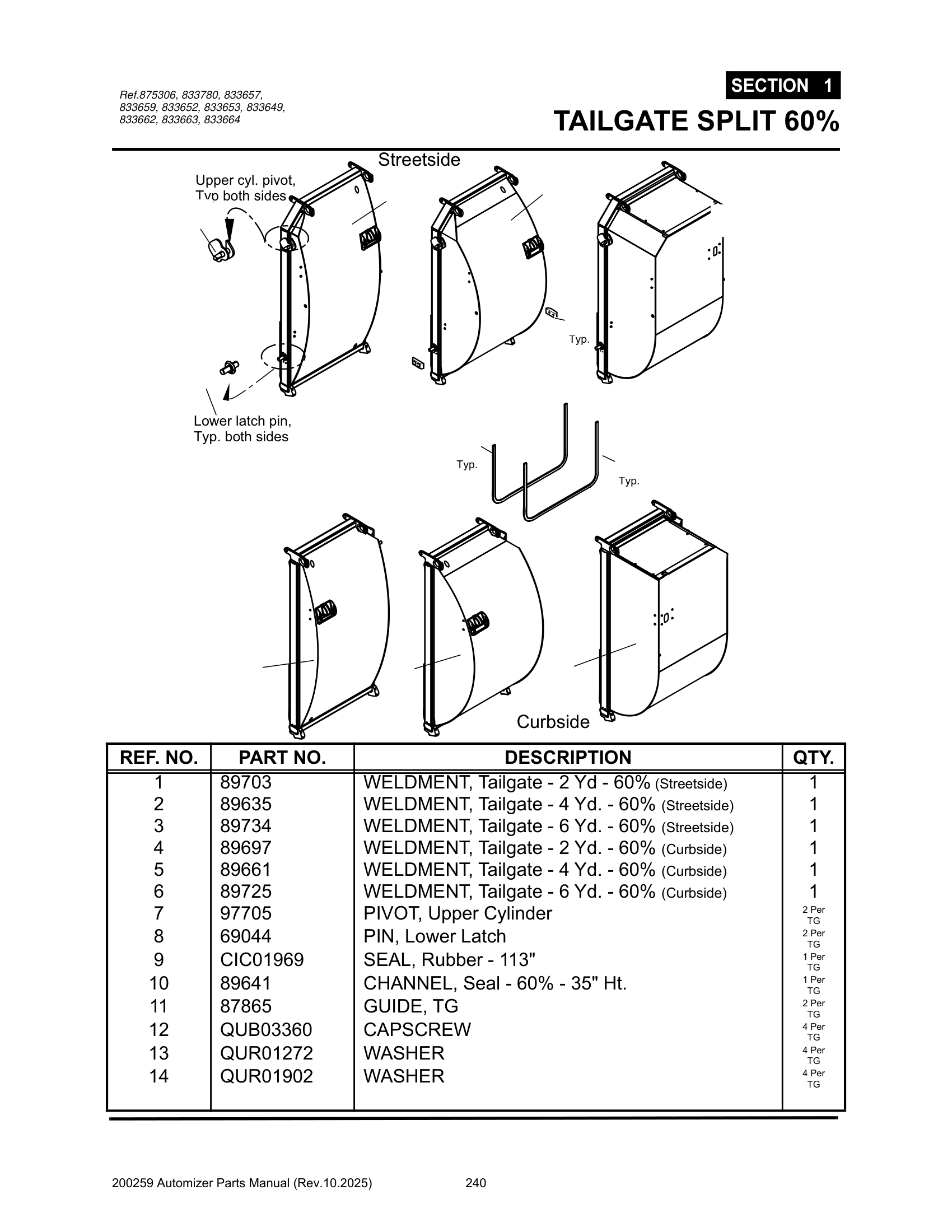 Tailgate Extended Seal