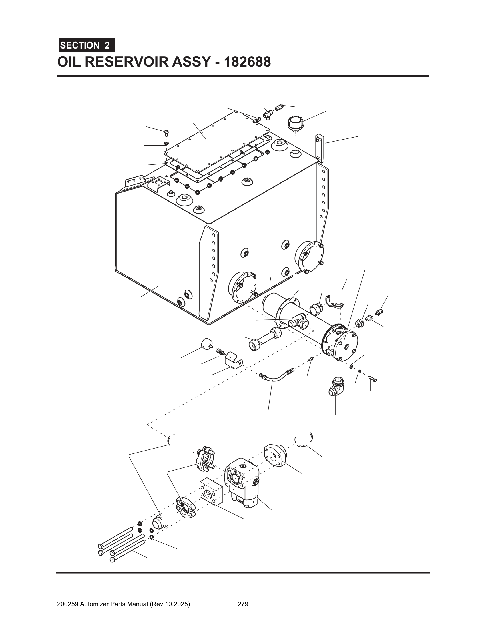 Oil reservoir assembly(182688)