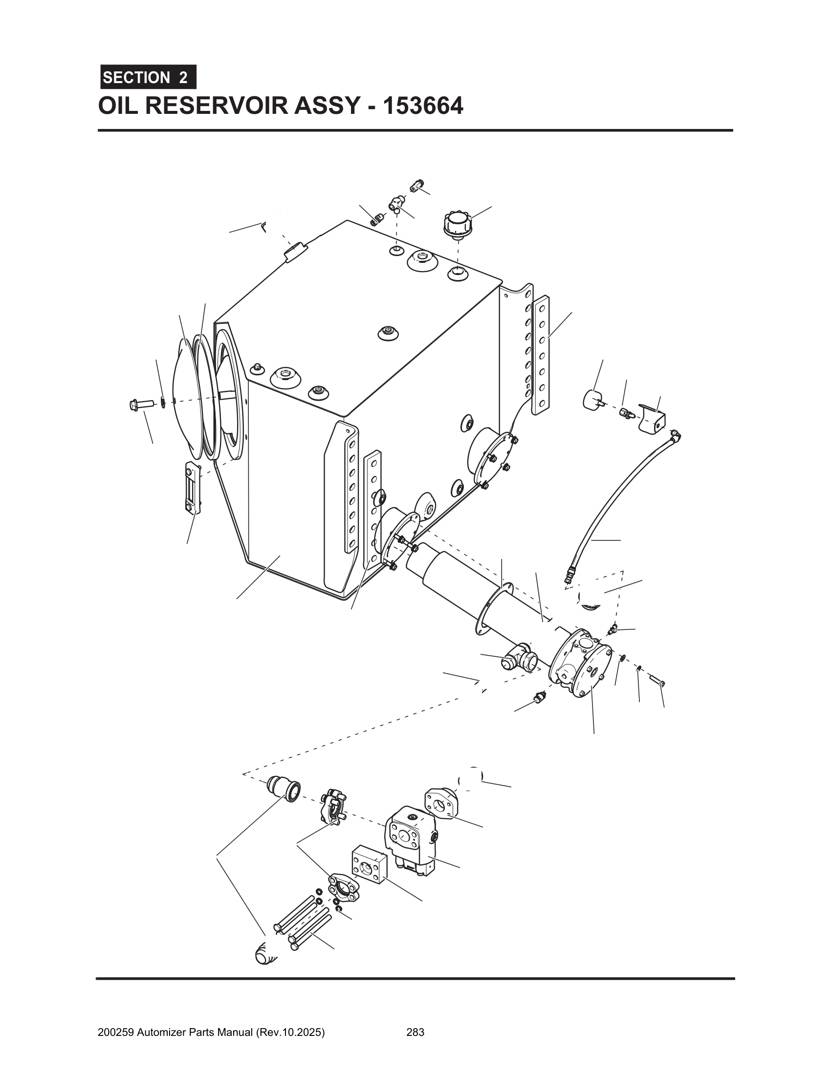 Oil reservoir assembly(153664)