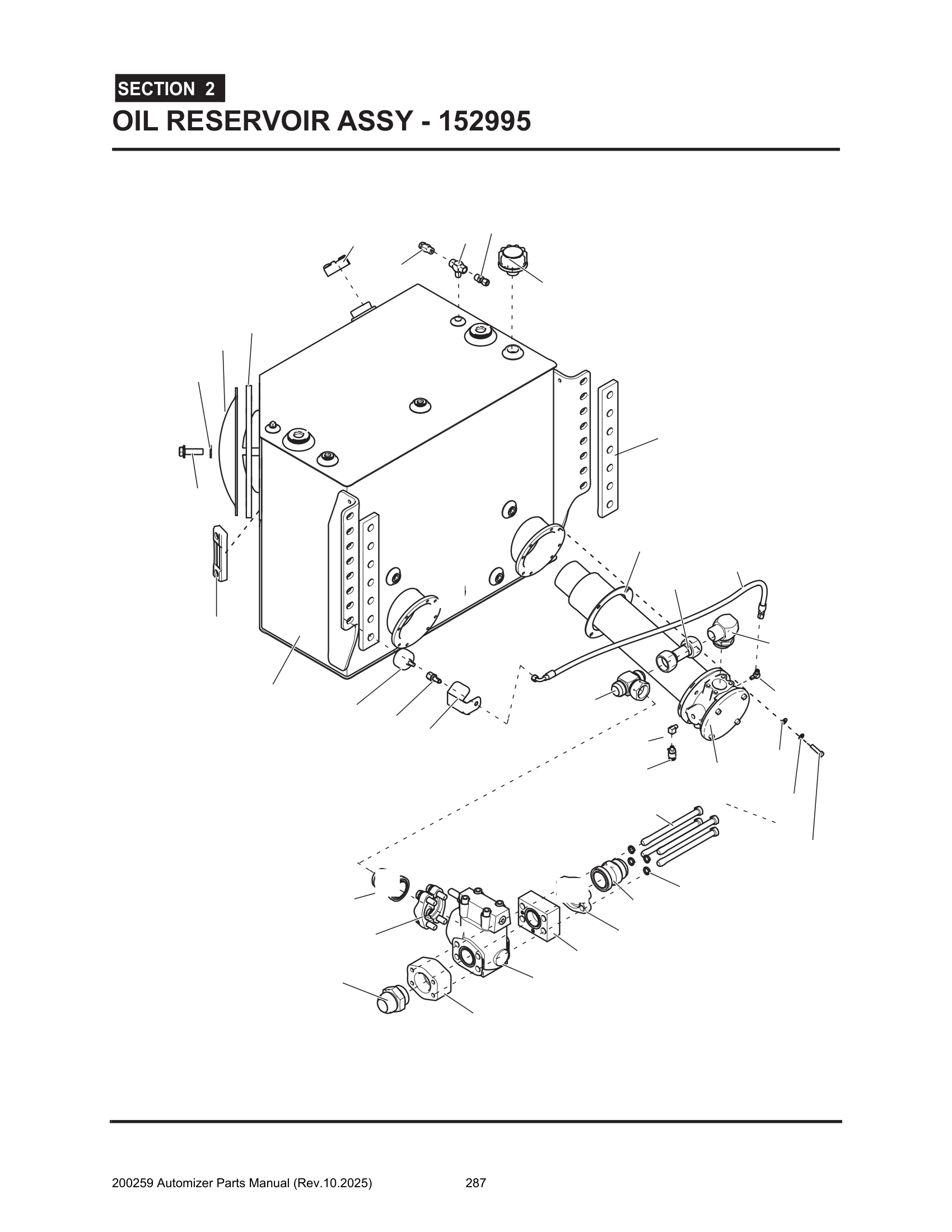Oil reservoir assembly(152995)
