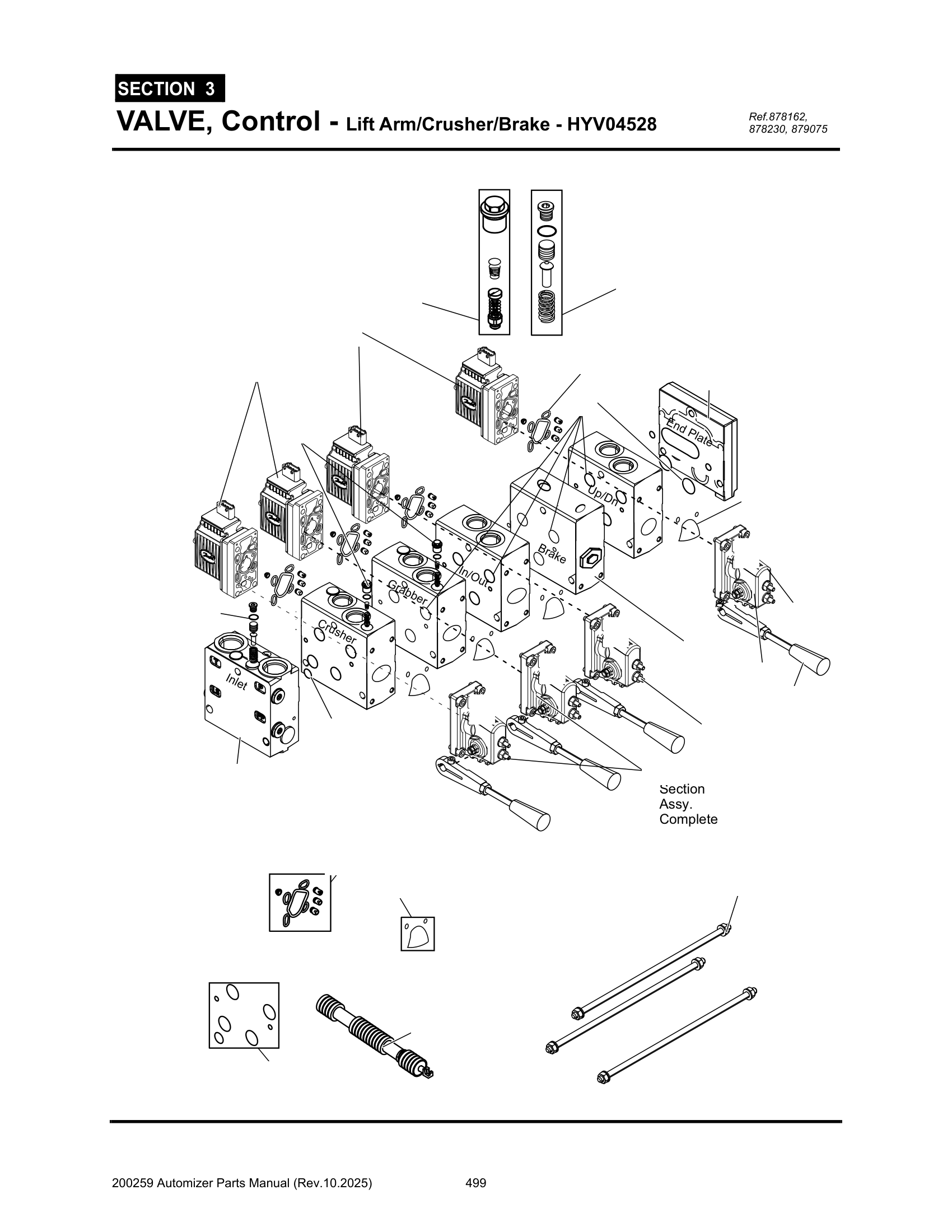 Valve, Control (HYV04528: Arm, Crusher & Brake, PVG32)