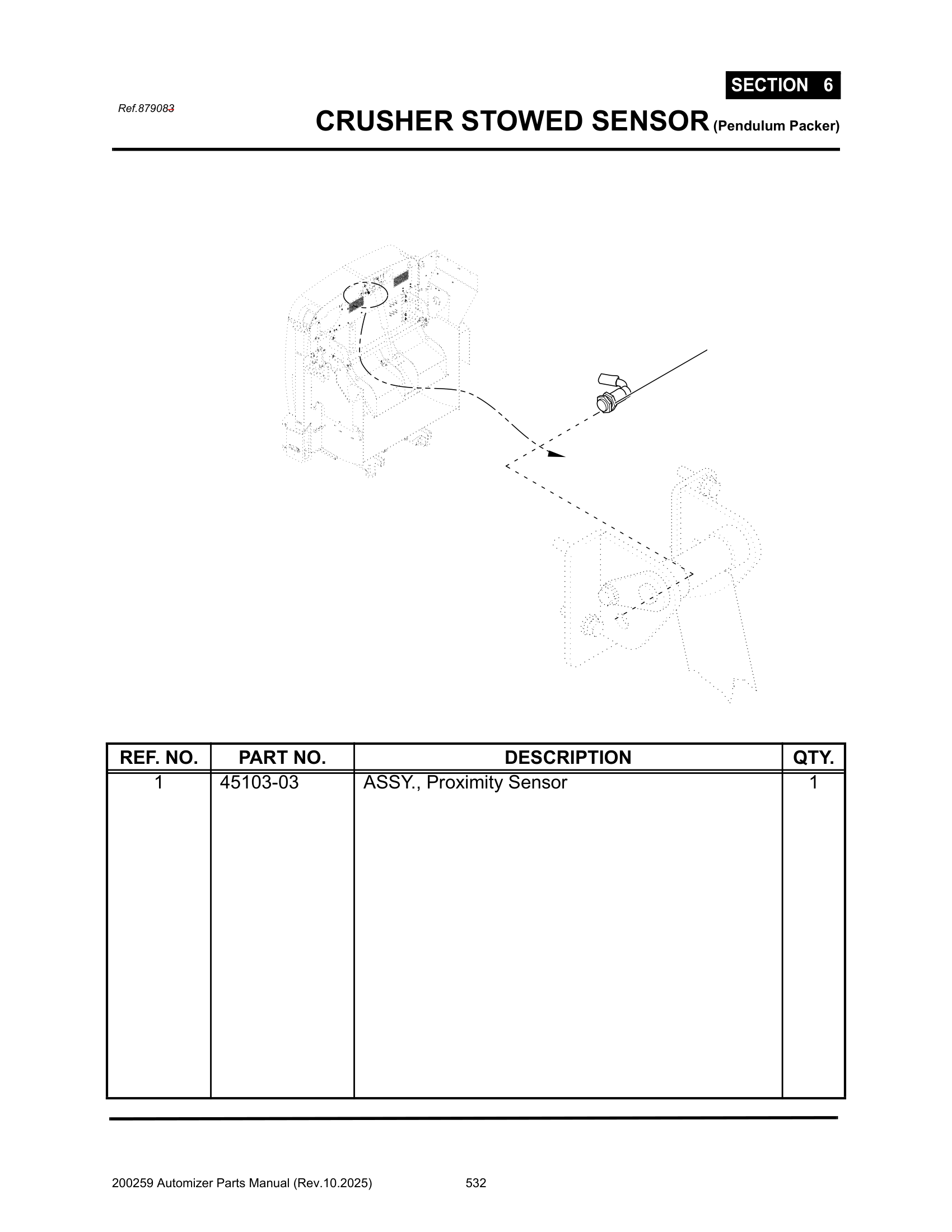 Side door (Closed Sensor)