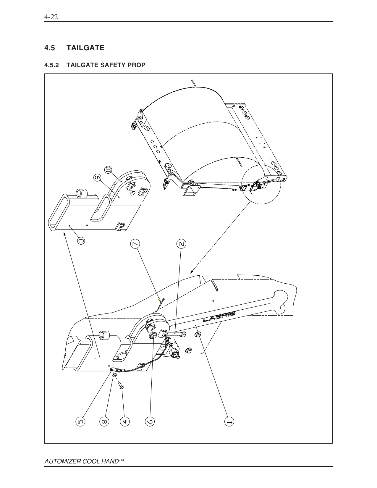 TAILGATE SAFETY PROP