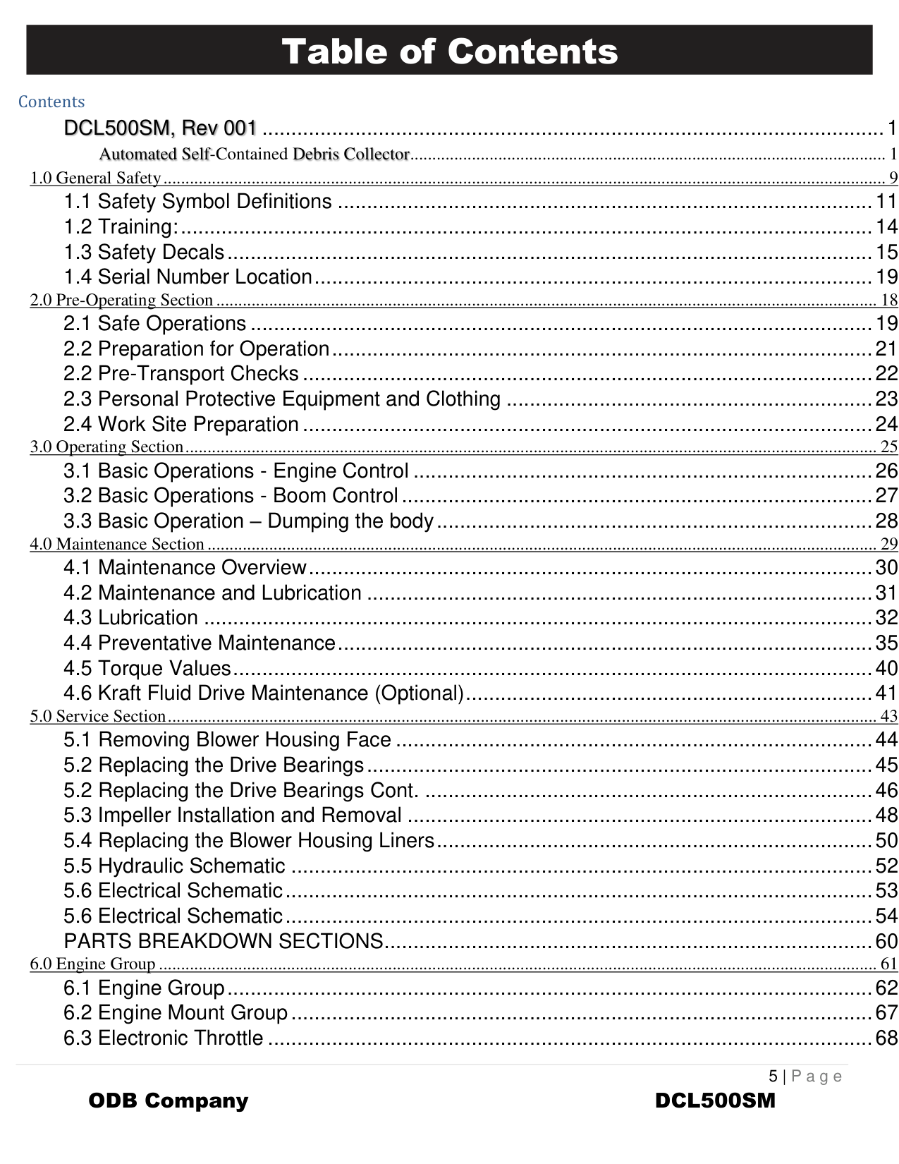 General Safety .................................................................................................................................................................... 9