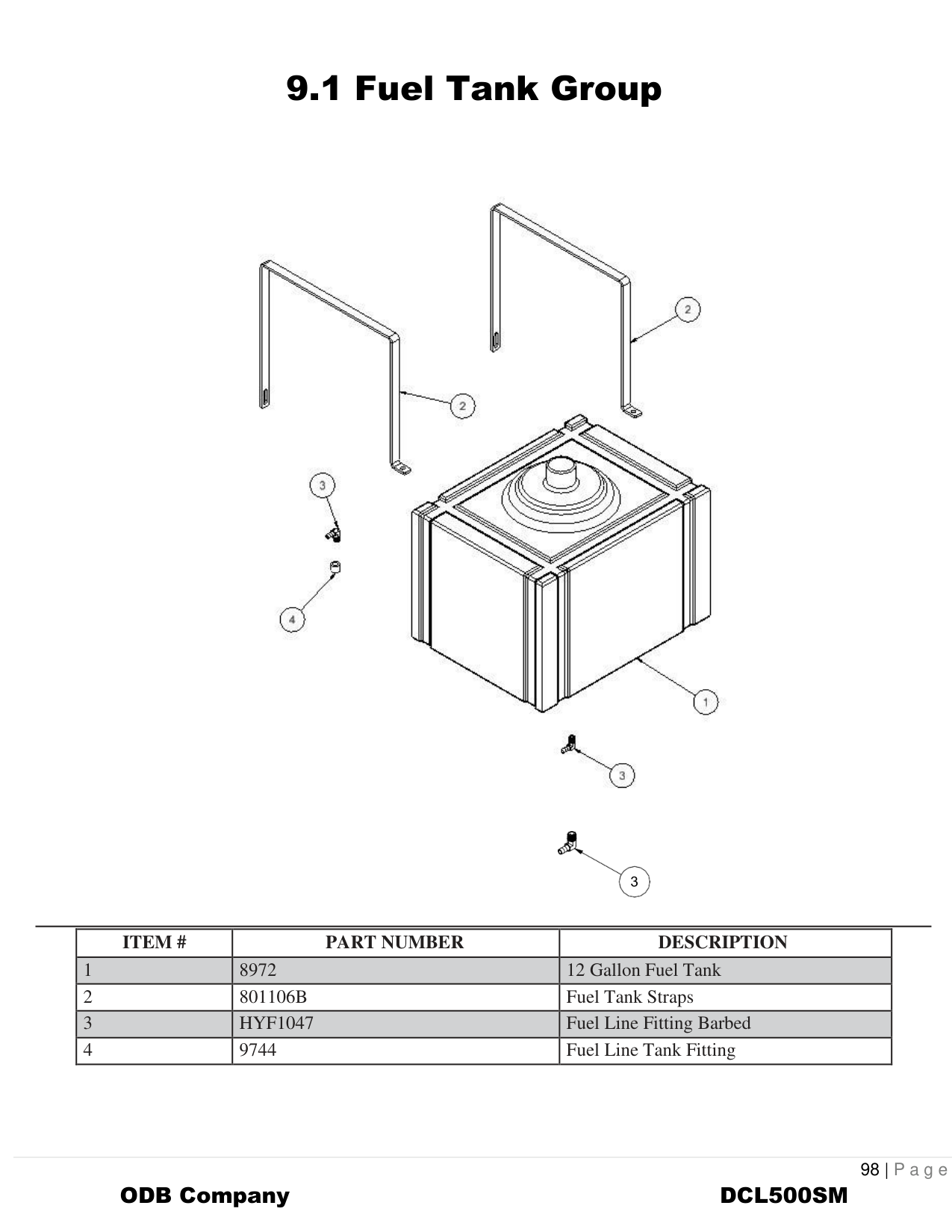 Fuel Tank Group