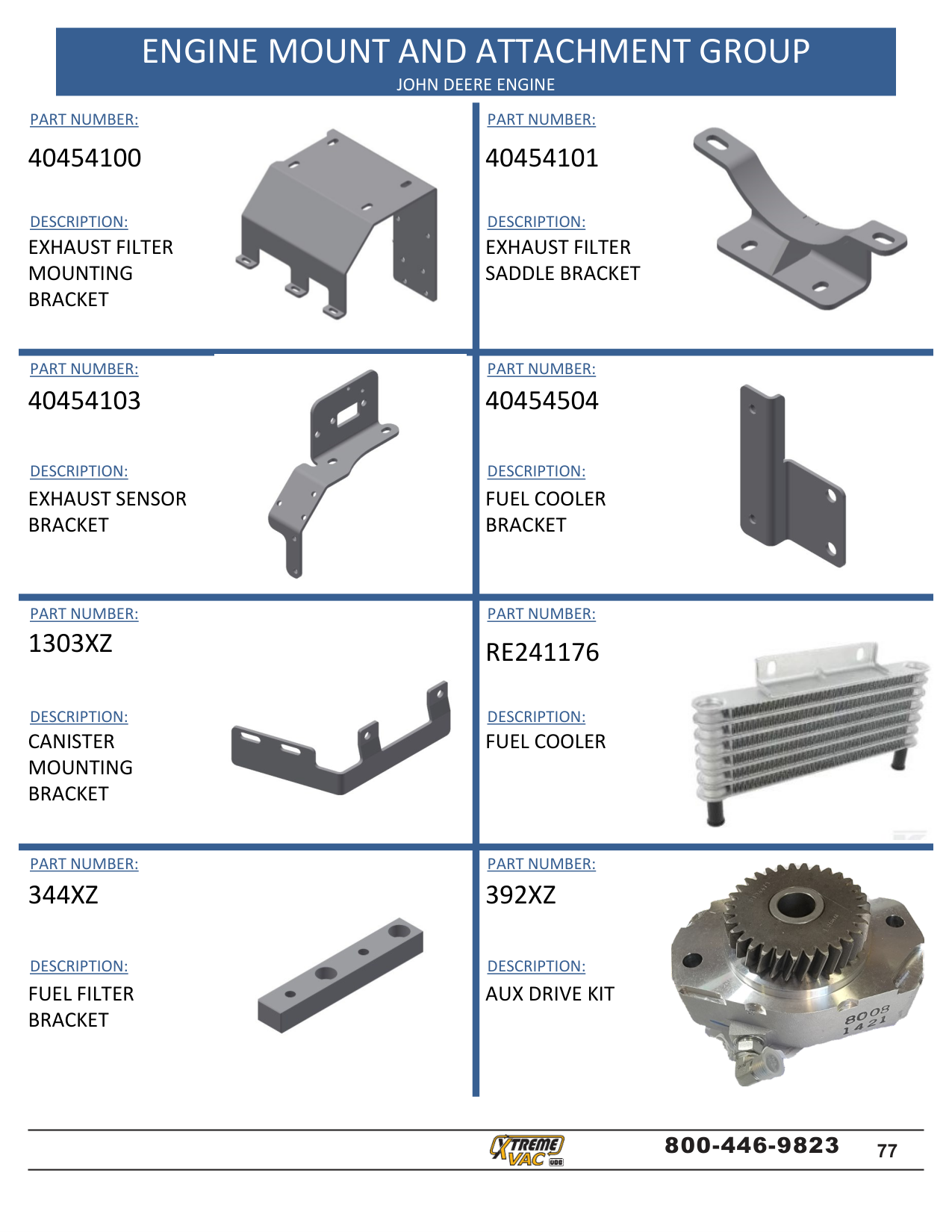 JD ENGINE MOUNT AND ATTACHMENT GROUP