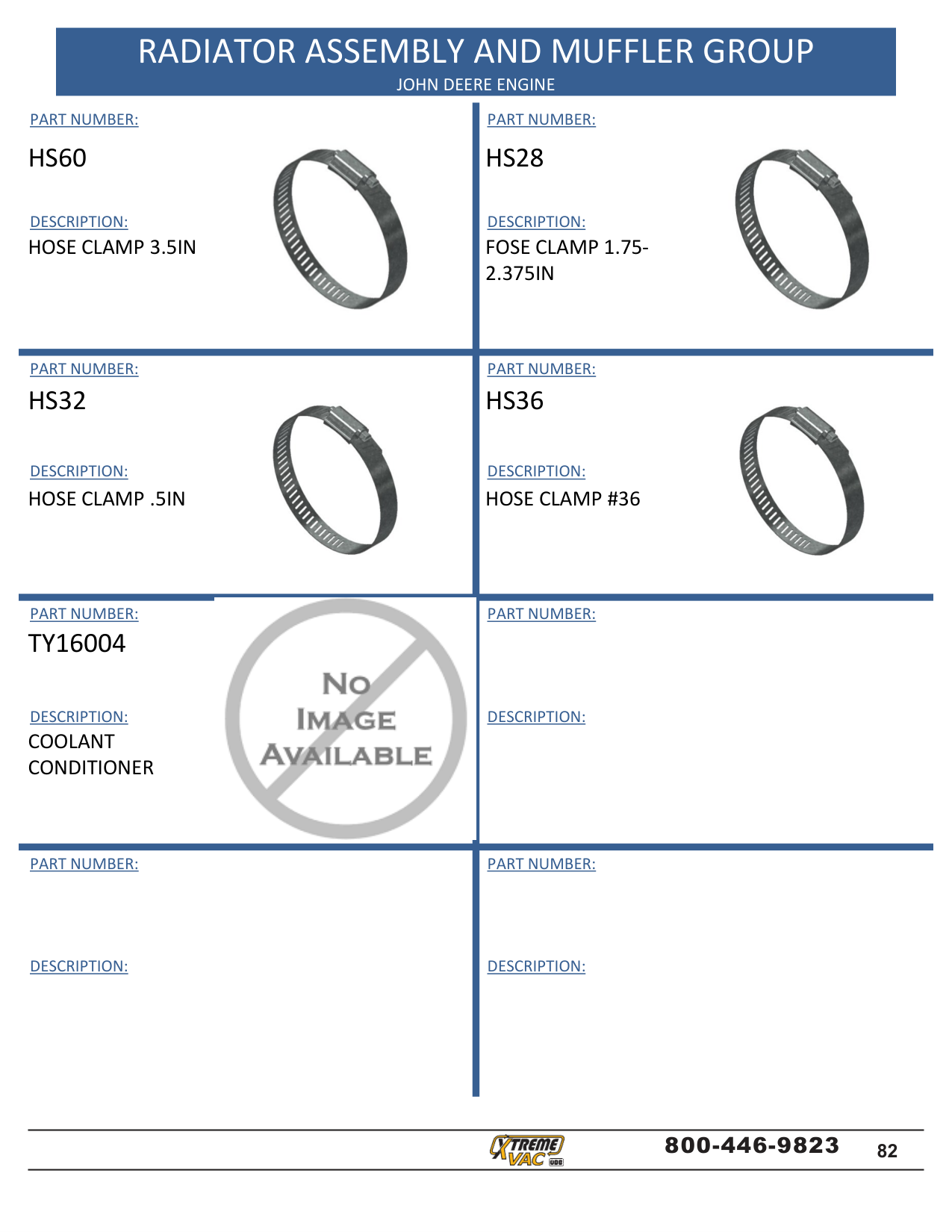 RADIATOR ASSEMBLY AND MUFFER GROUP