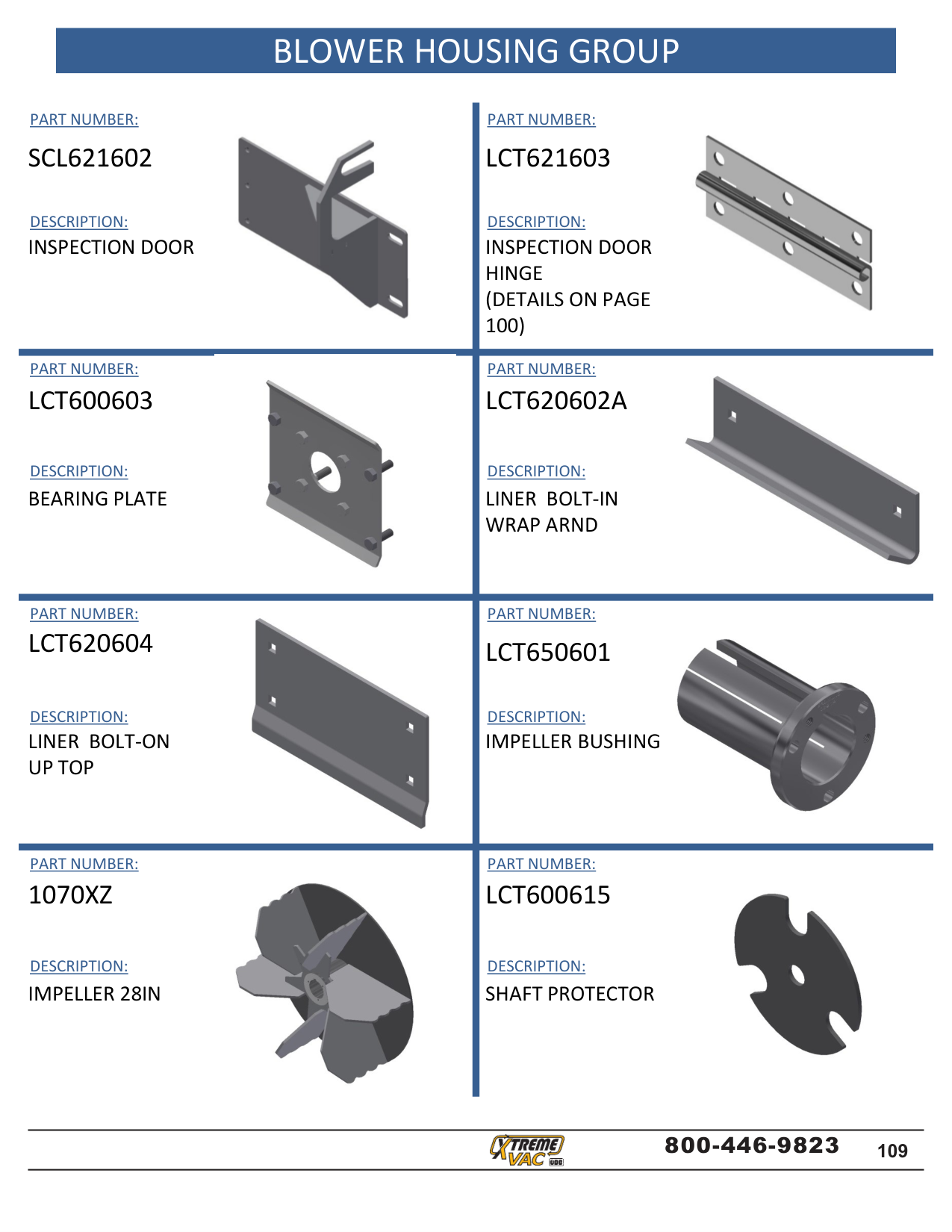 BLOWER HOUSING GROUP