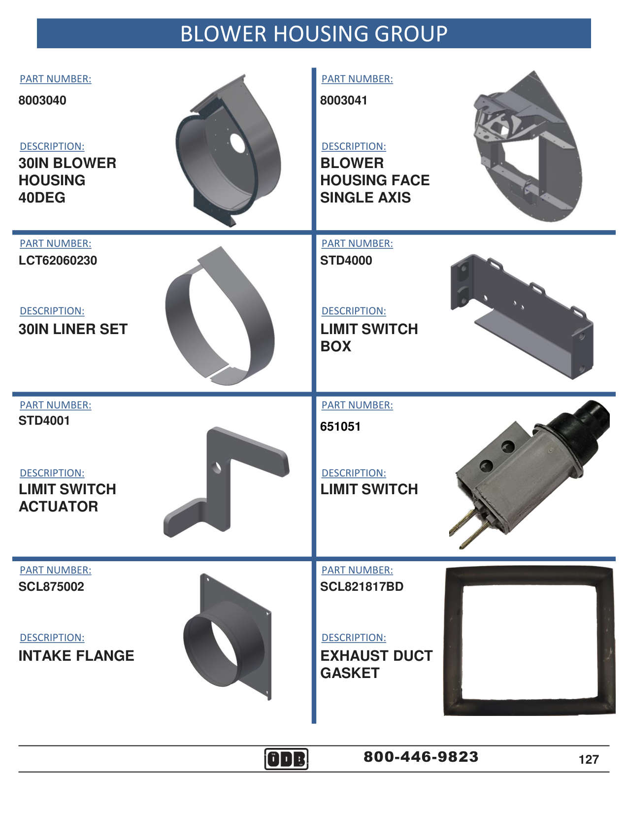 BLOWER HOUSING GROUP
