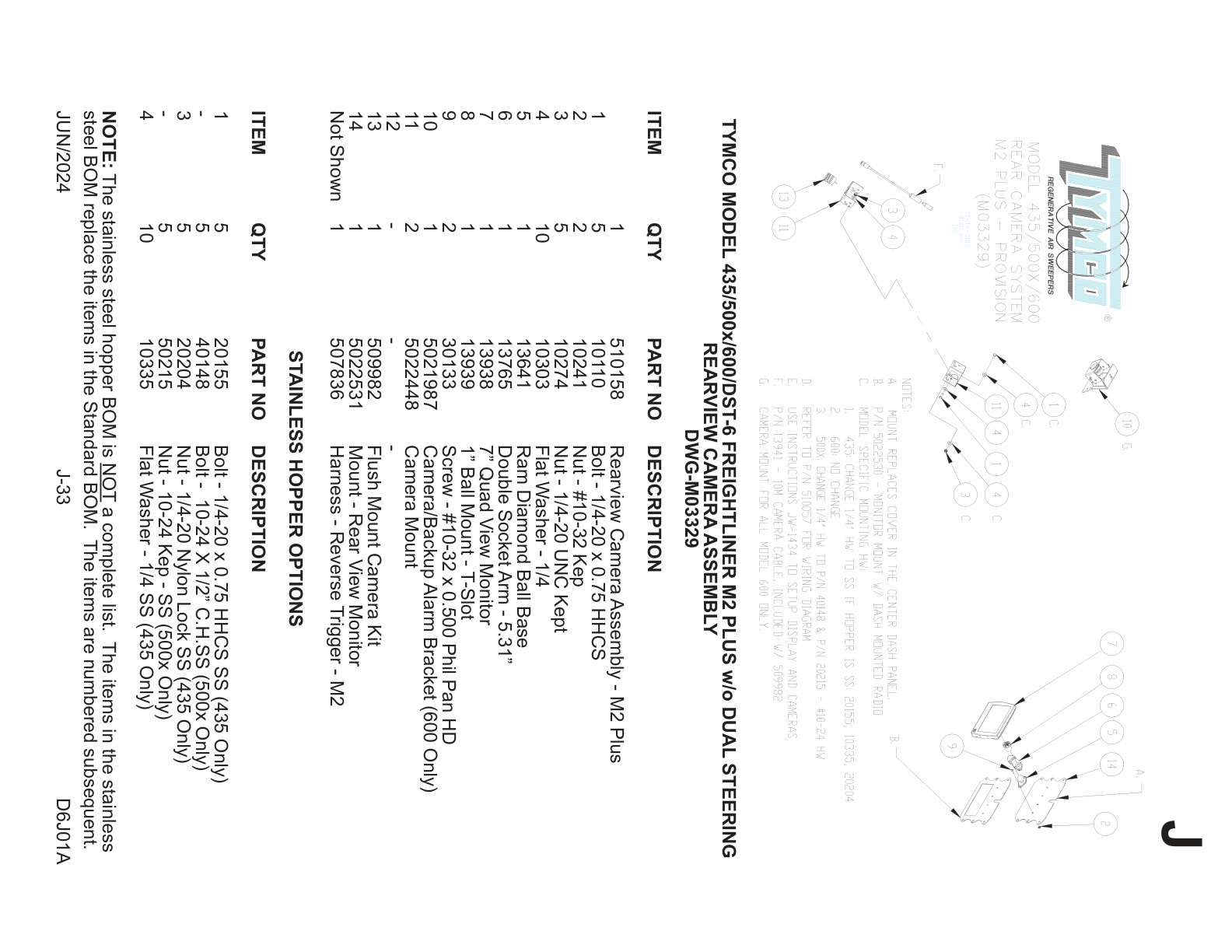 REARVIEW CAMERA ASSEMBLY — DWG-M03329
