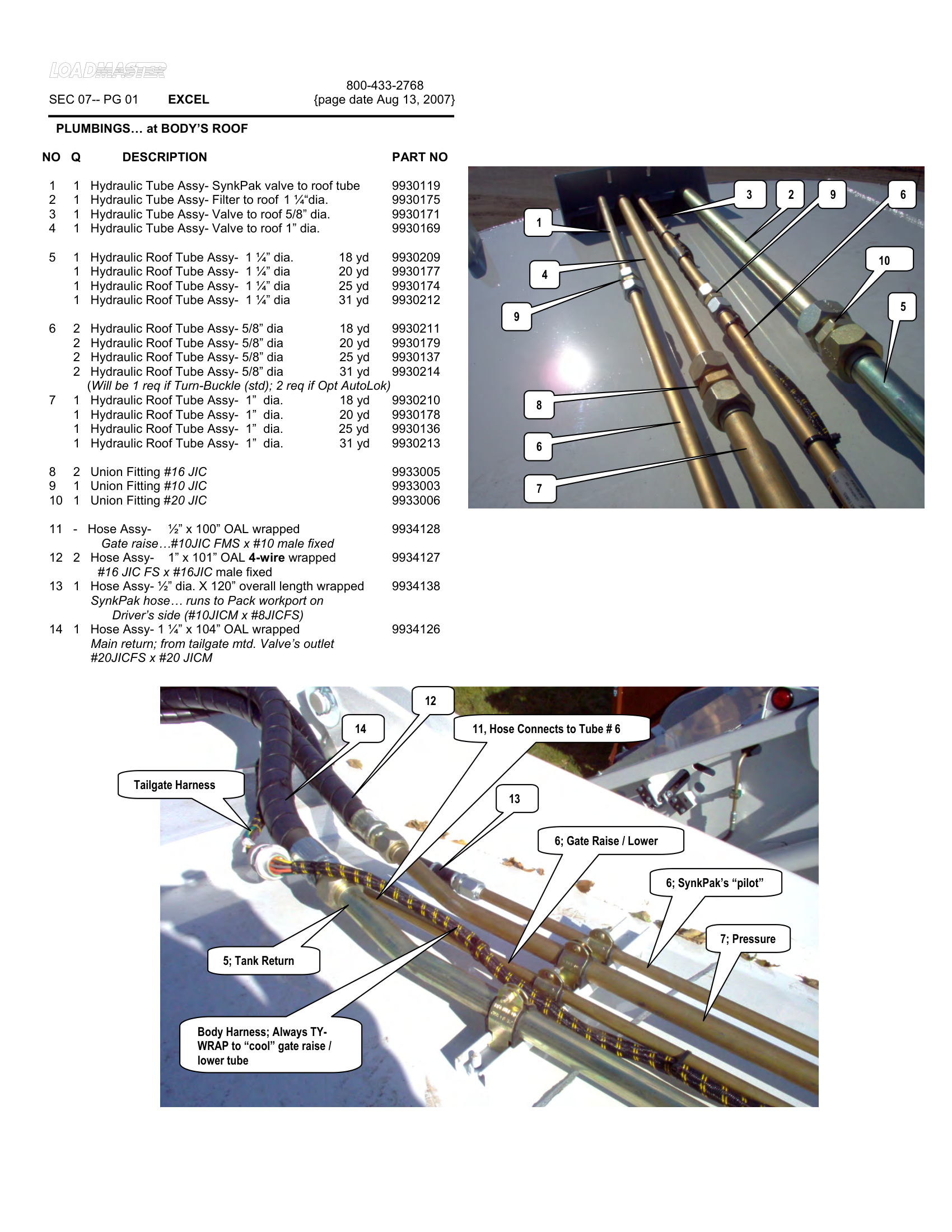 PLUMBINGS… at BODY’S ROOF