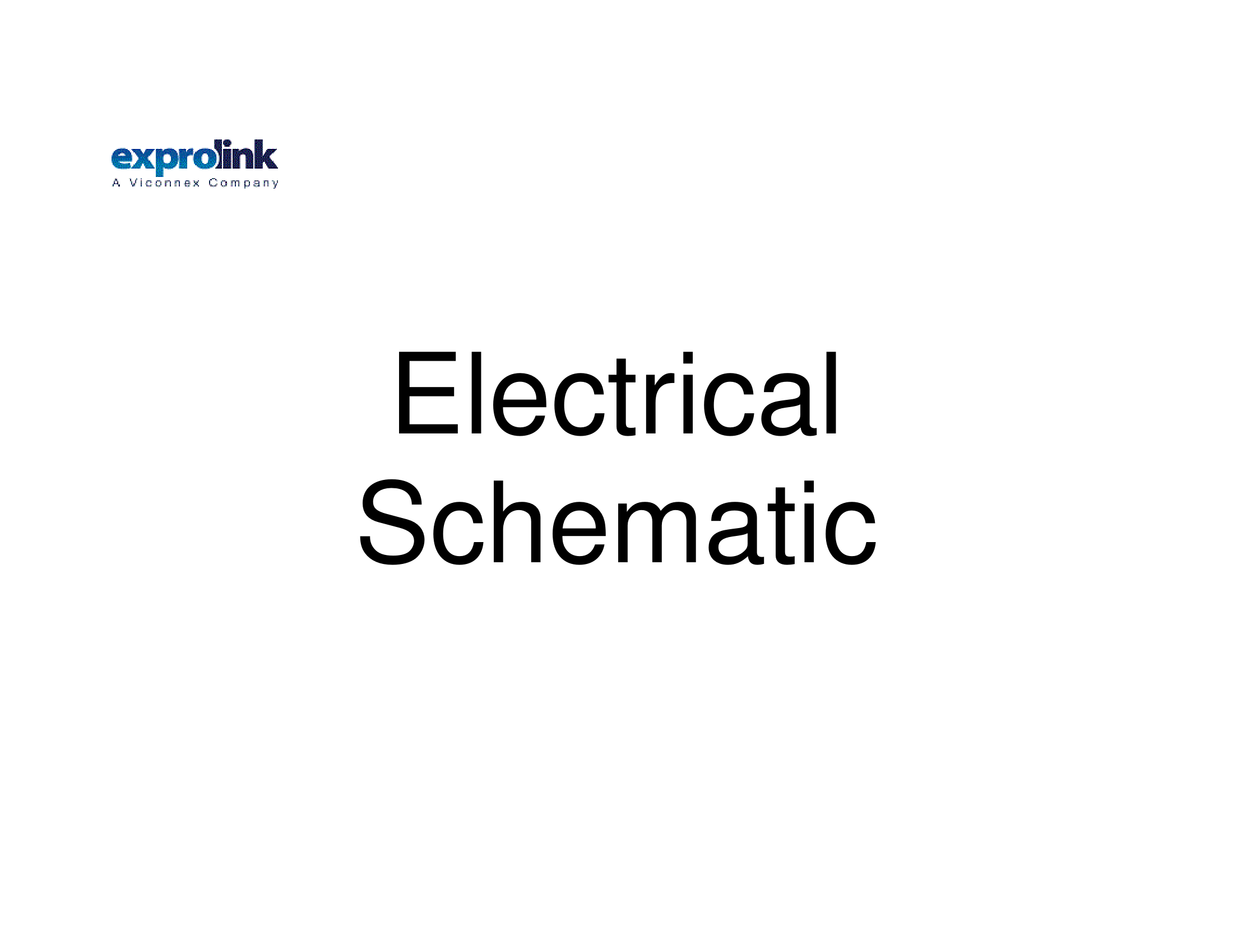 Electrical Schematic Cover