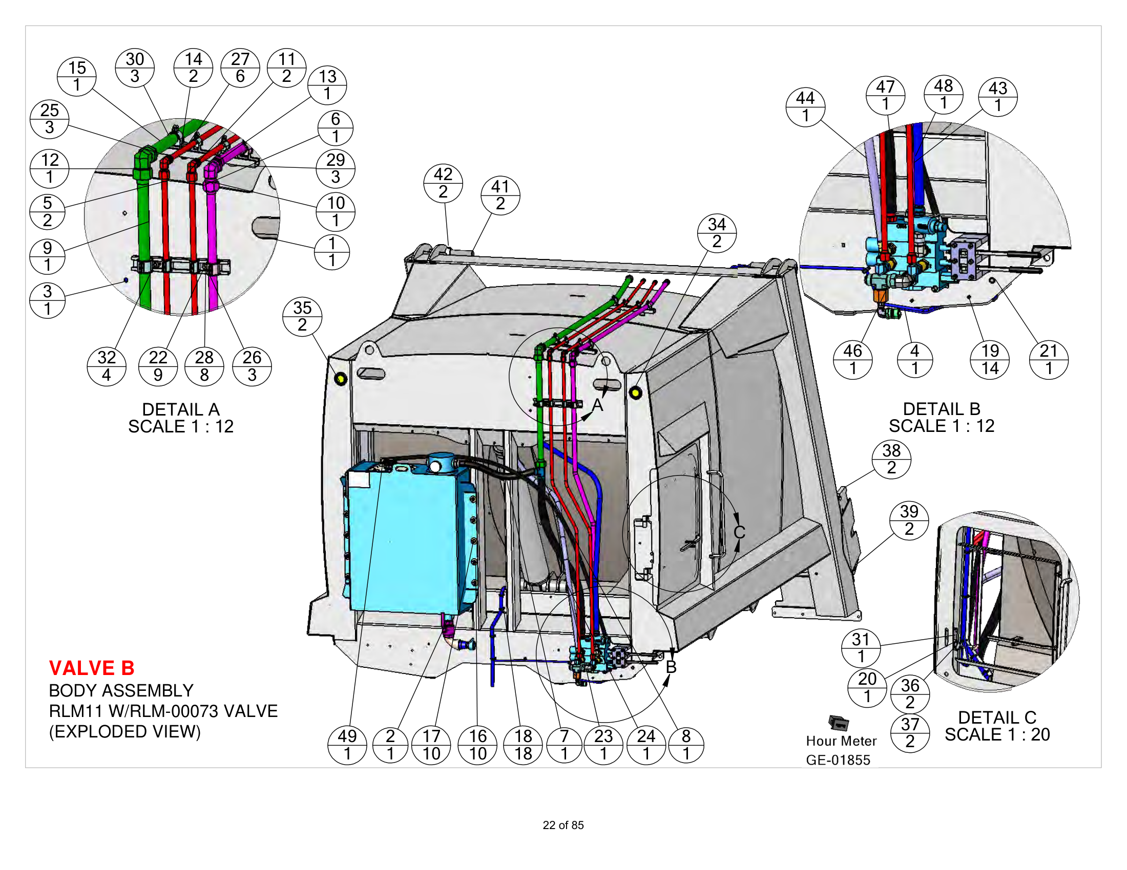 Body Assembly Valve B (RLM11)
