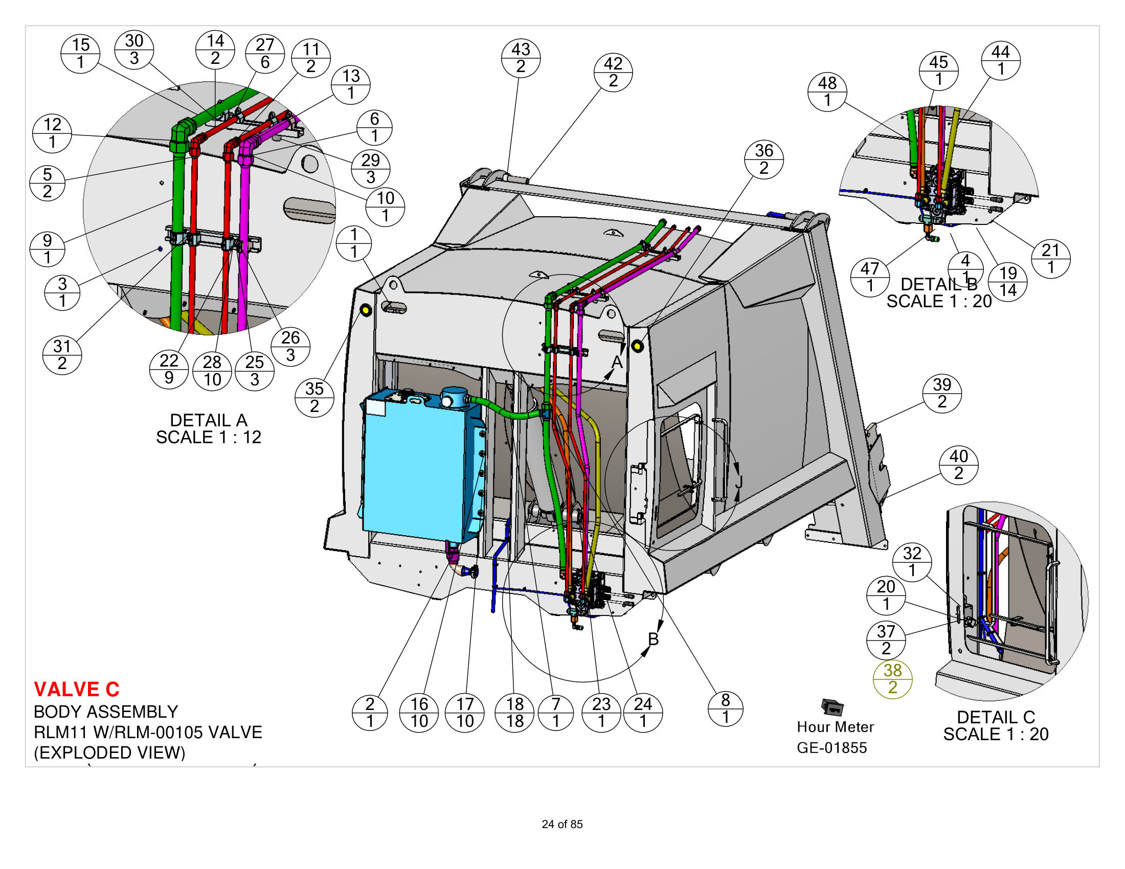 Body Assembly Valve C (RLM11)
