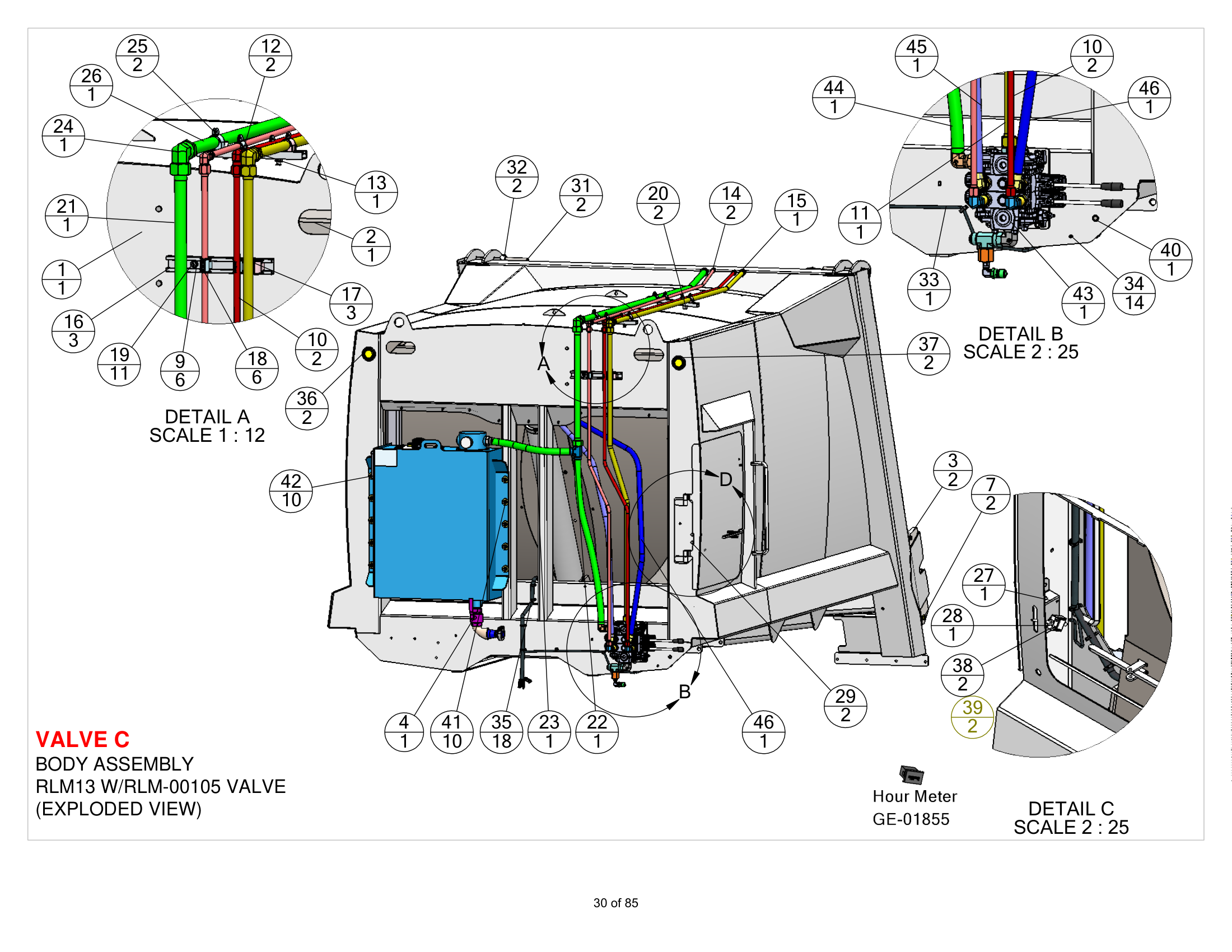 Body Assembly Valve C (RLM13)