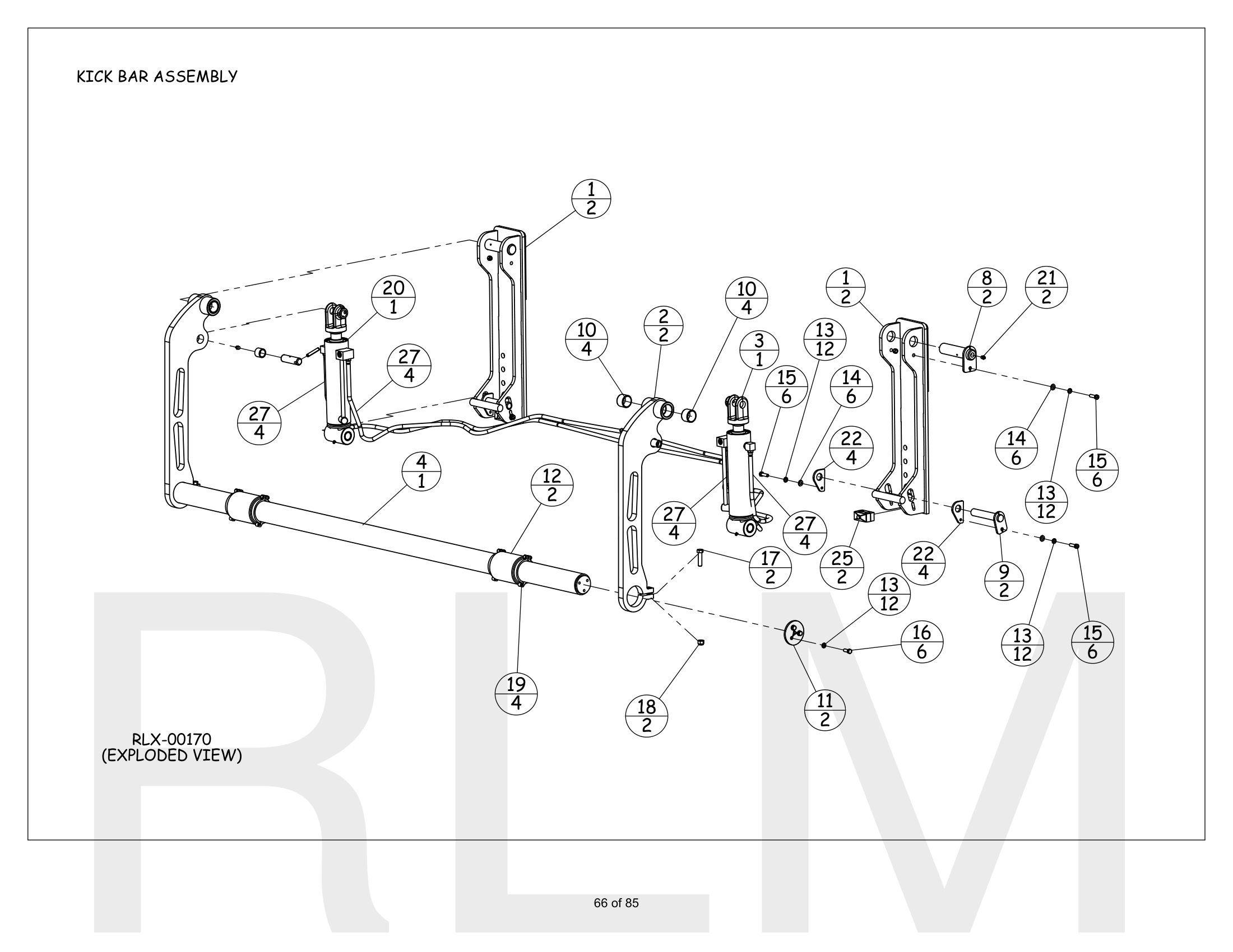 Kick Bar Assembly