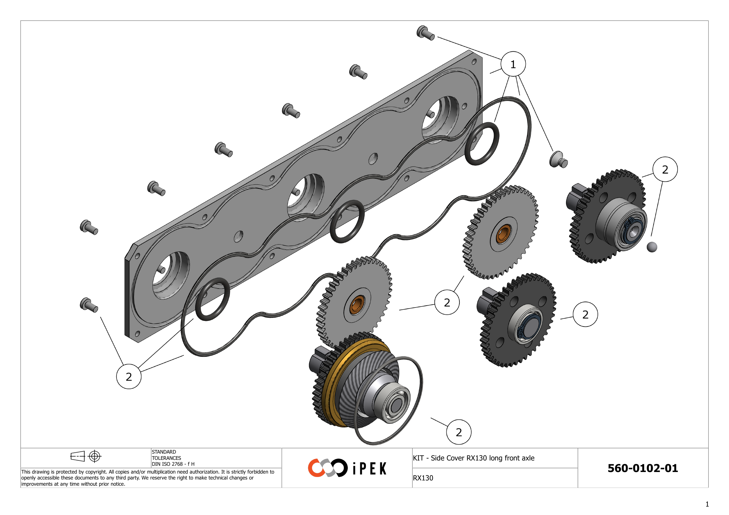 KIT Side Cover RX130