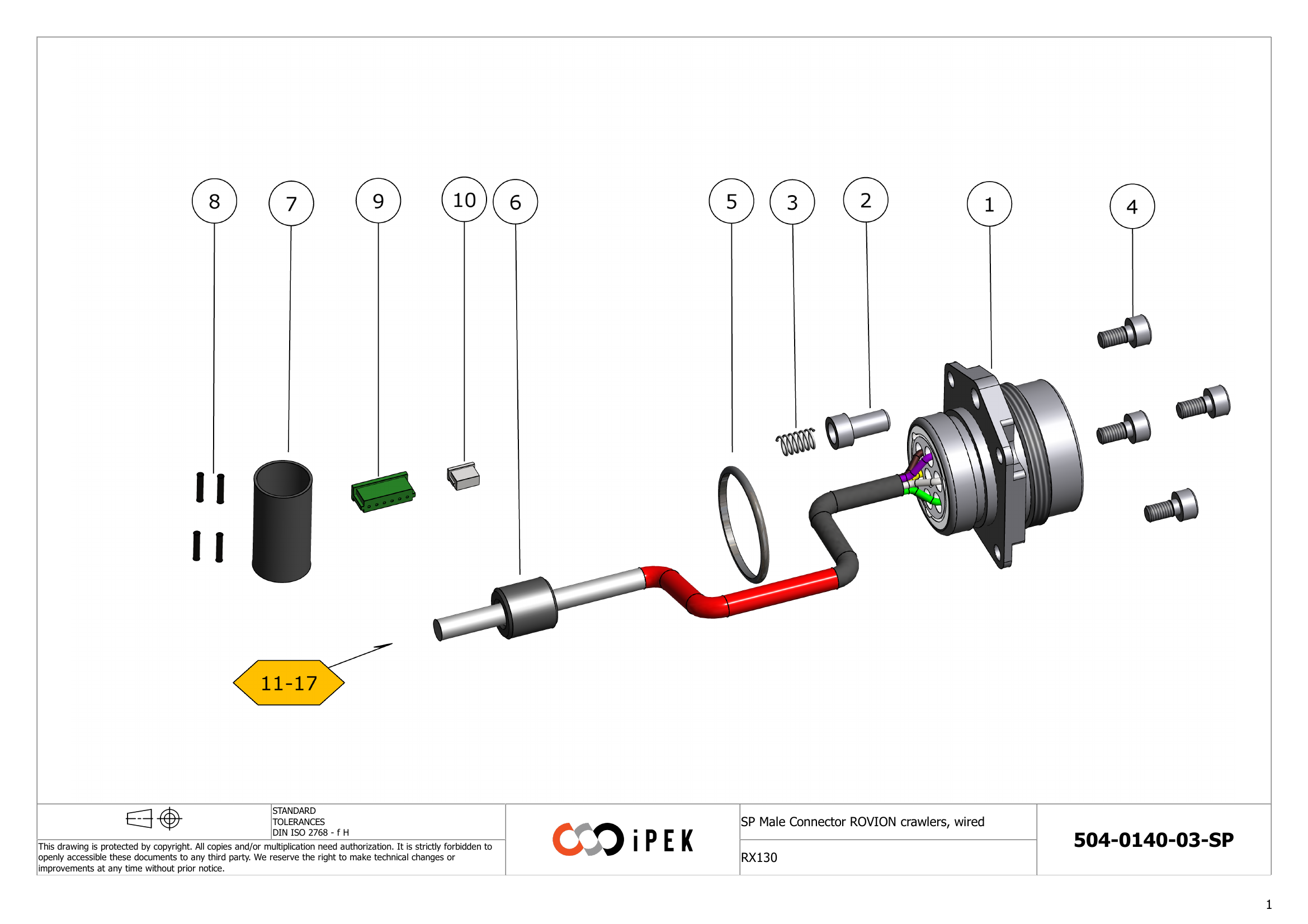 SP Male Connector ROVION