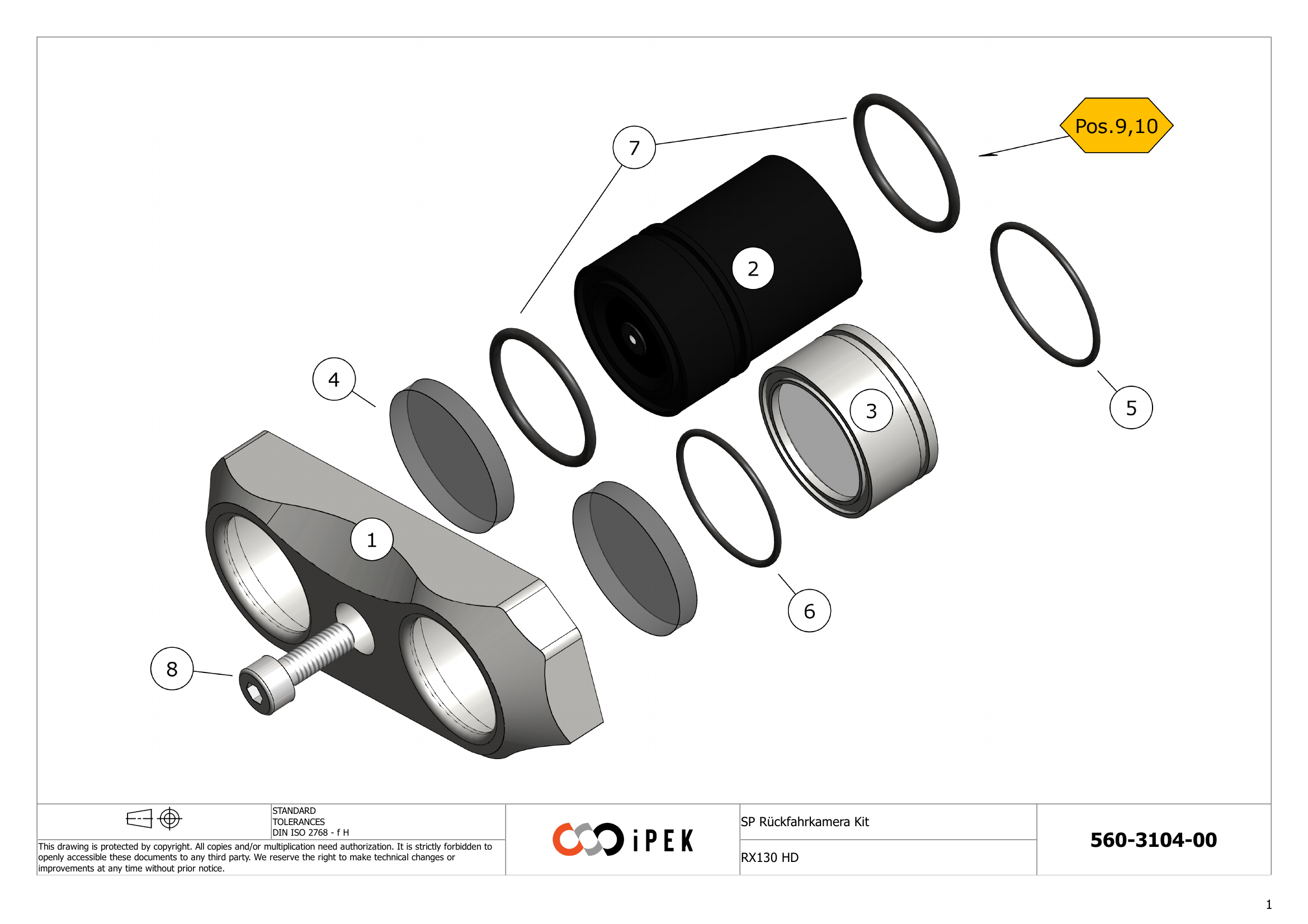SP Reverse Camera Kit