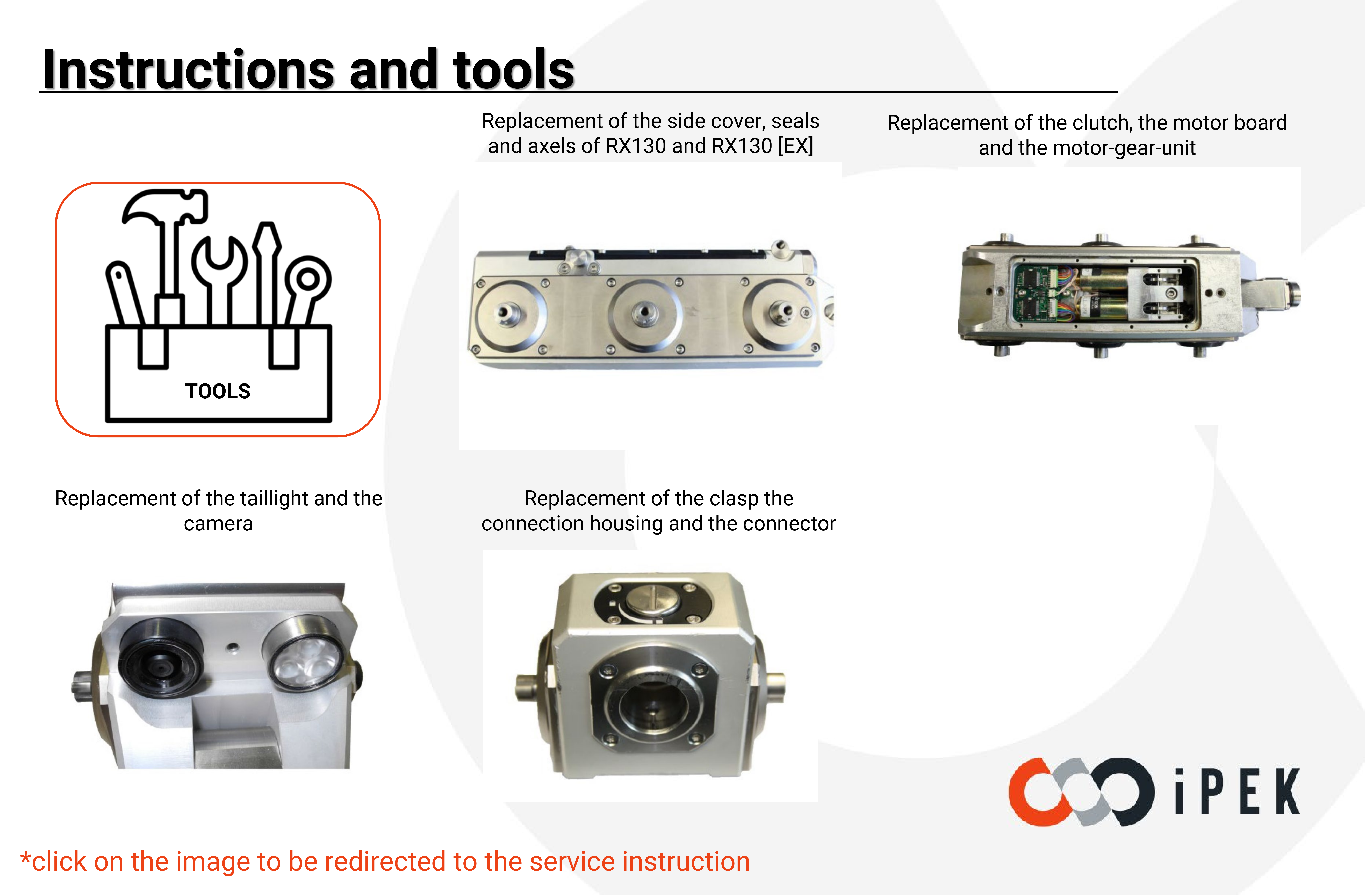 Instructions — Side Cover & Axles