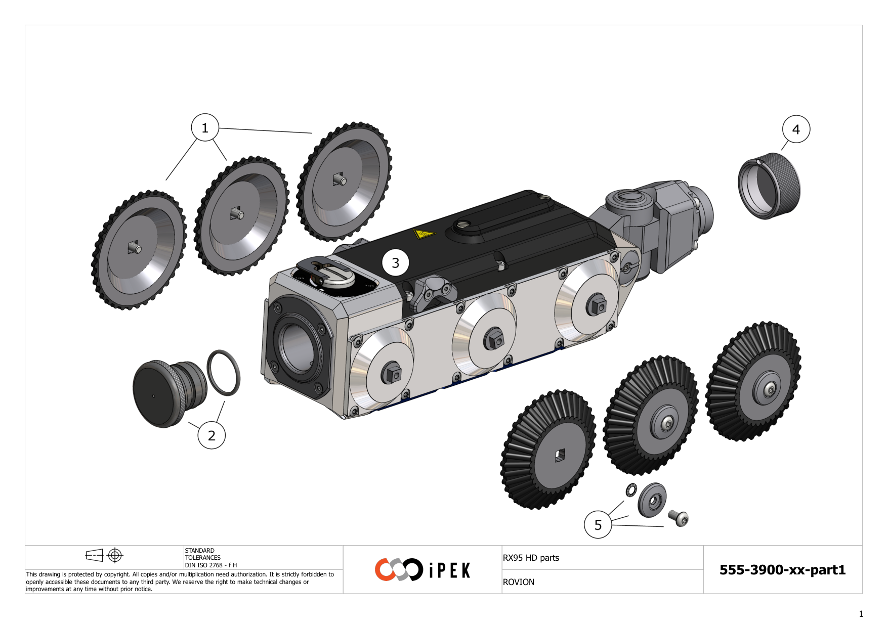 RX95 HD Crawler Assembly