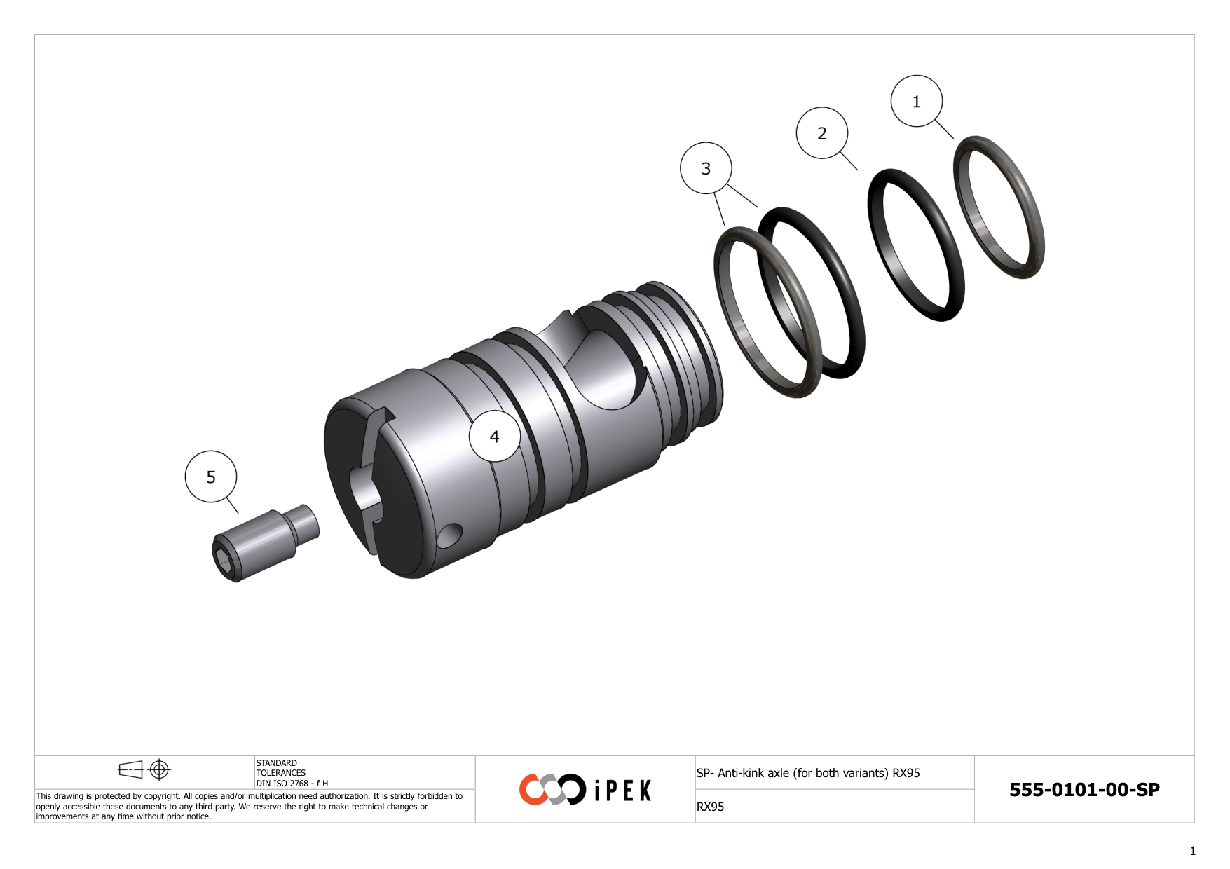 SP Anti-Kink Axle RX95