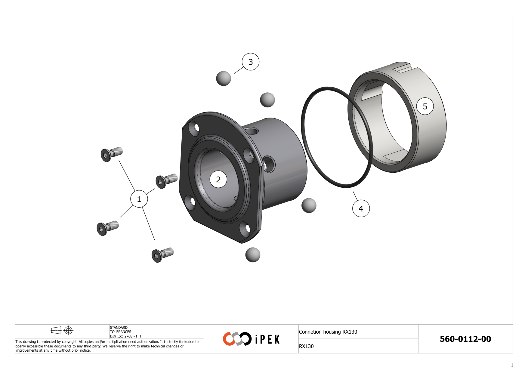 Connection Housing RX130