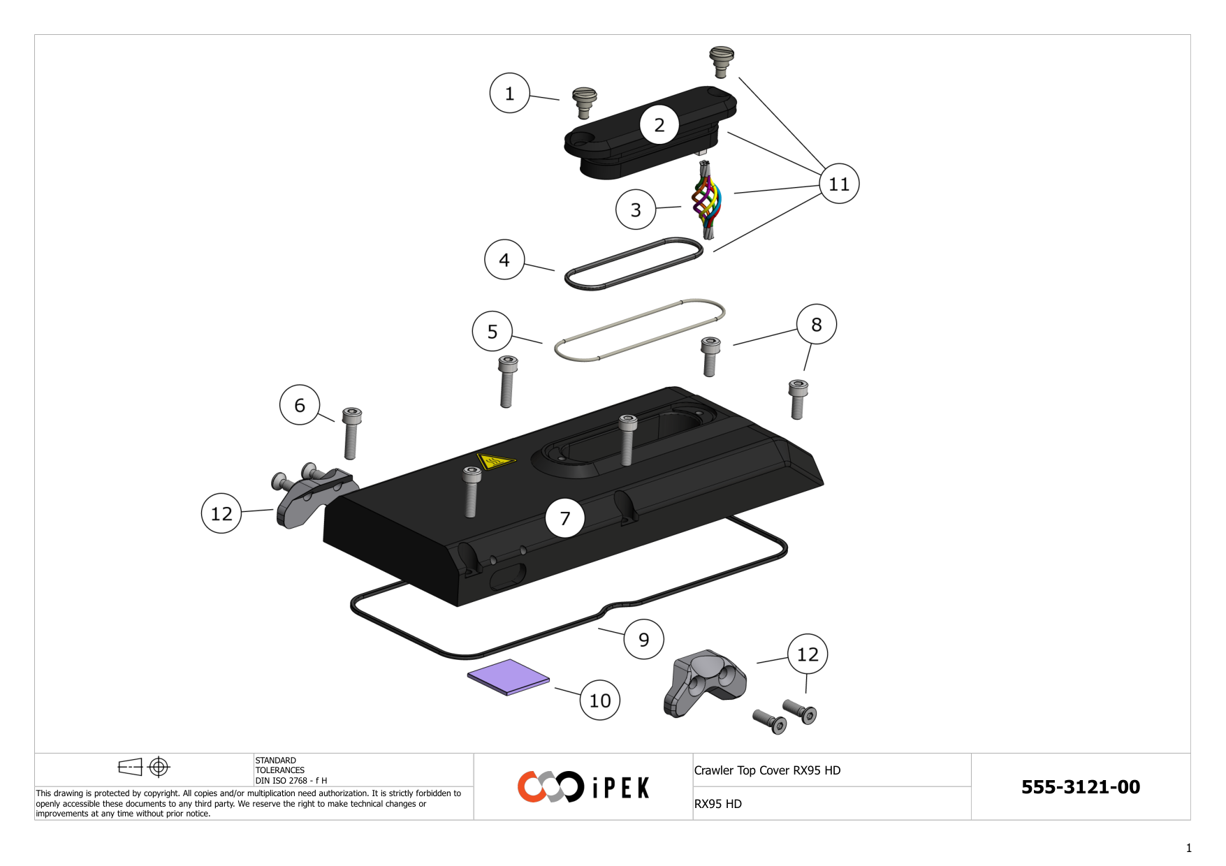 Crawler Top Cover RX95 HD