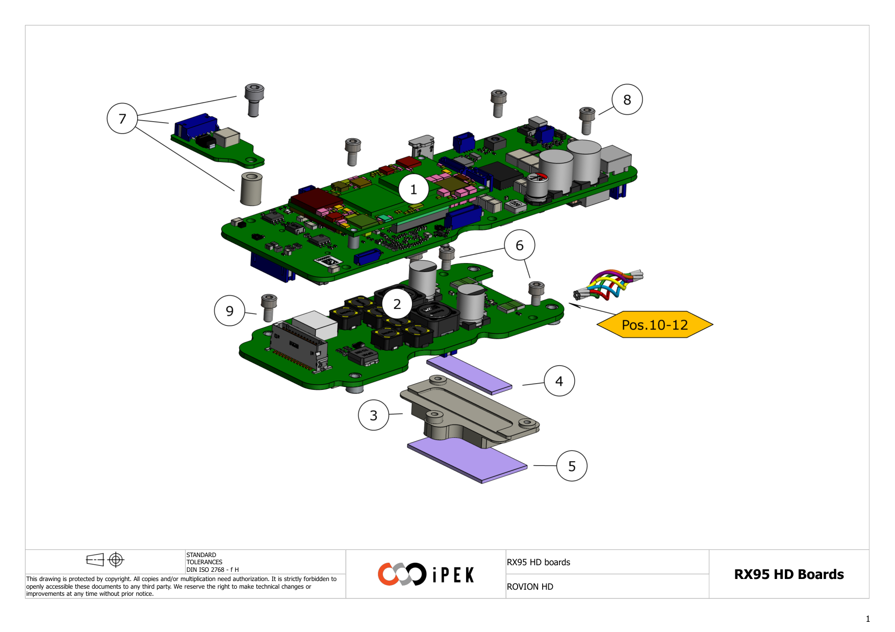 RX95 HD Circuit Boards