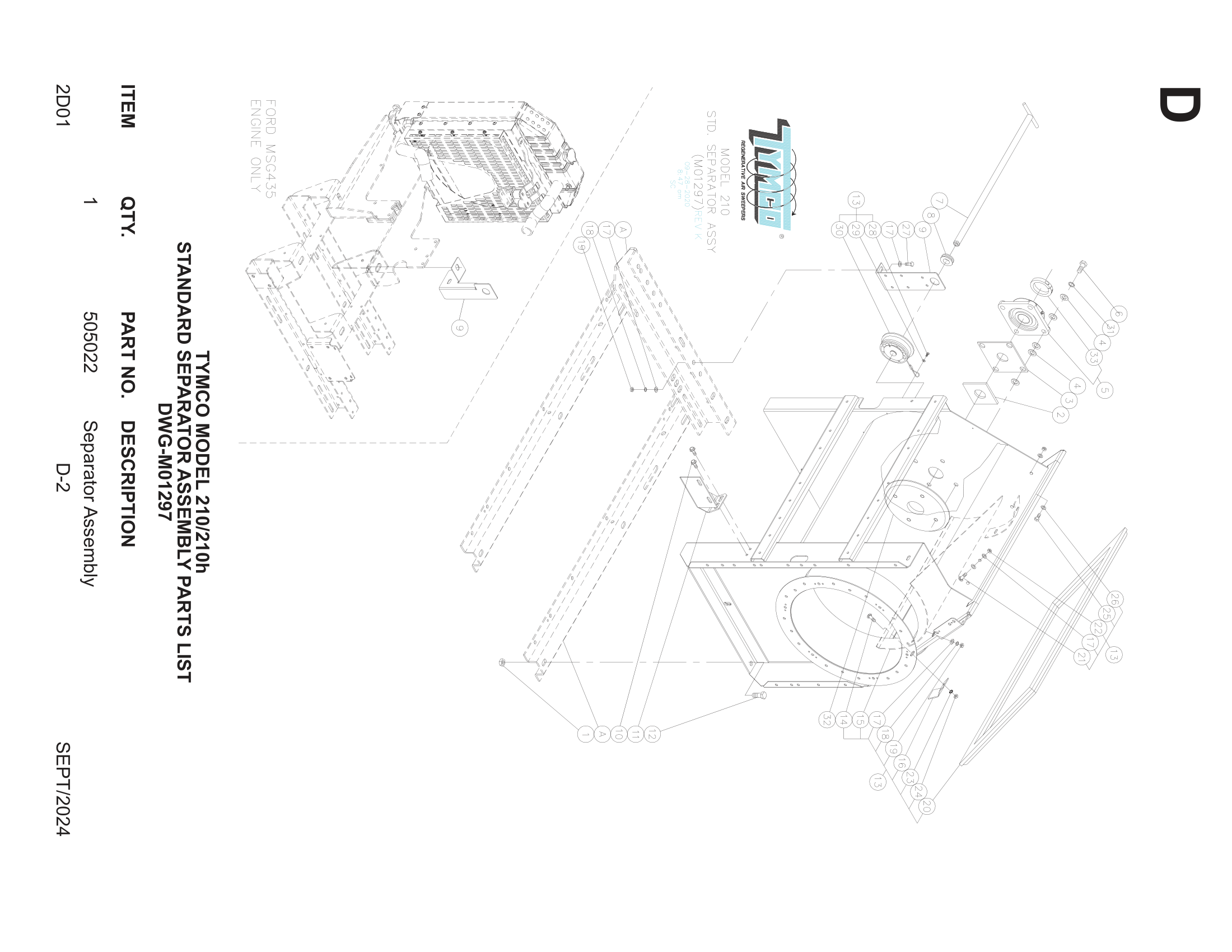 STANDARD SEPARATOR Assembly