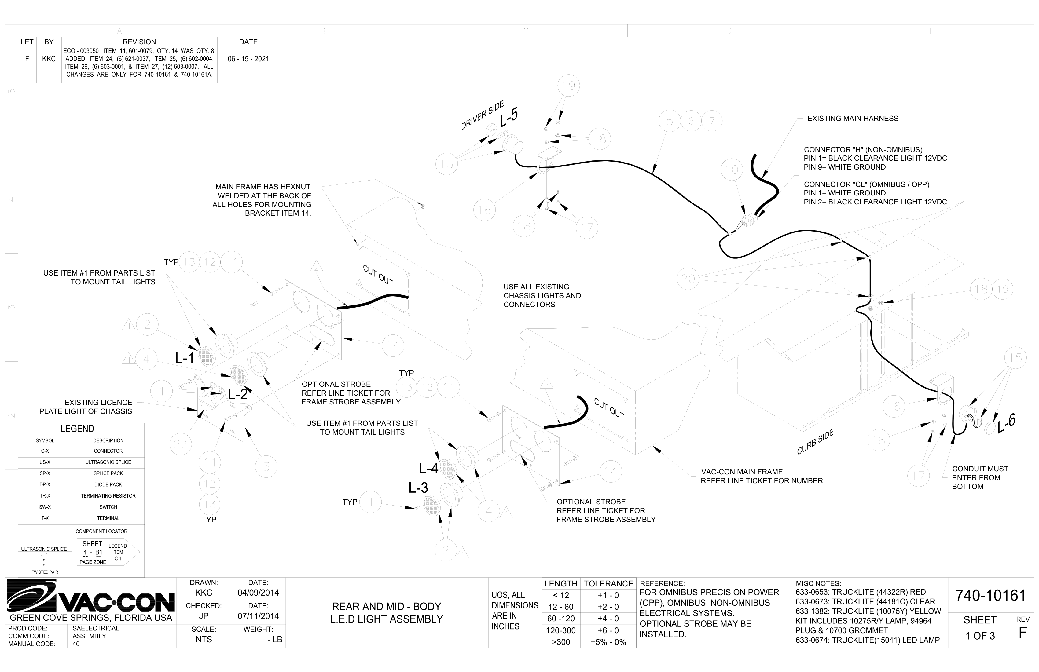 GUTTER BROOM ASSEMBLY - POLY WAFER 30°