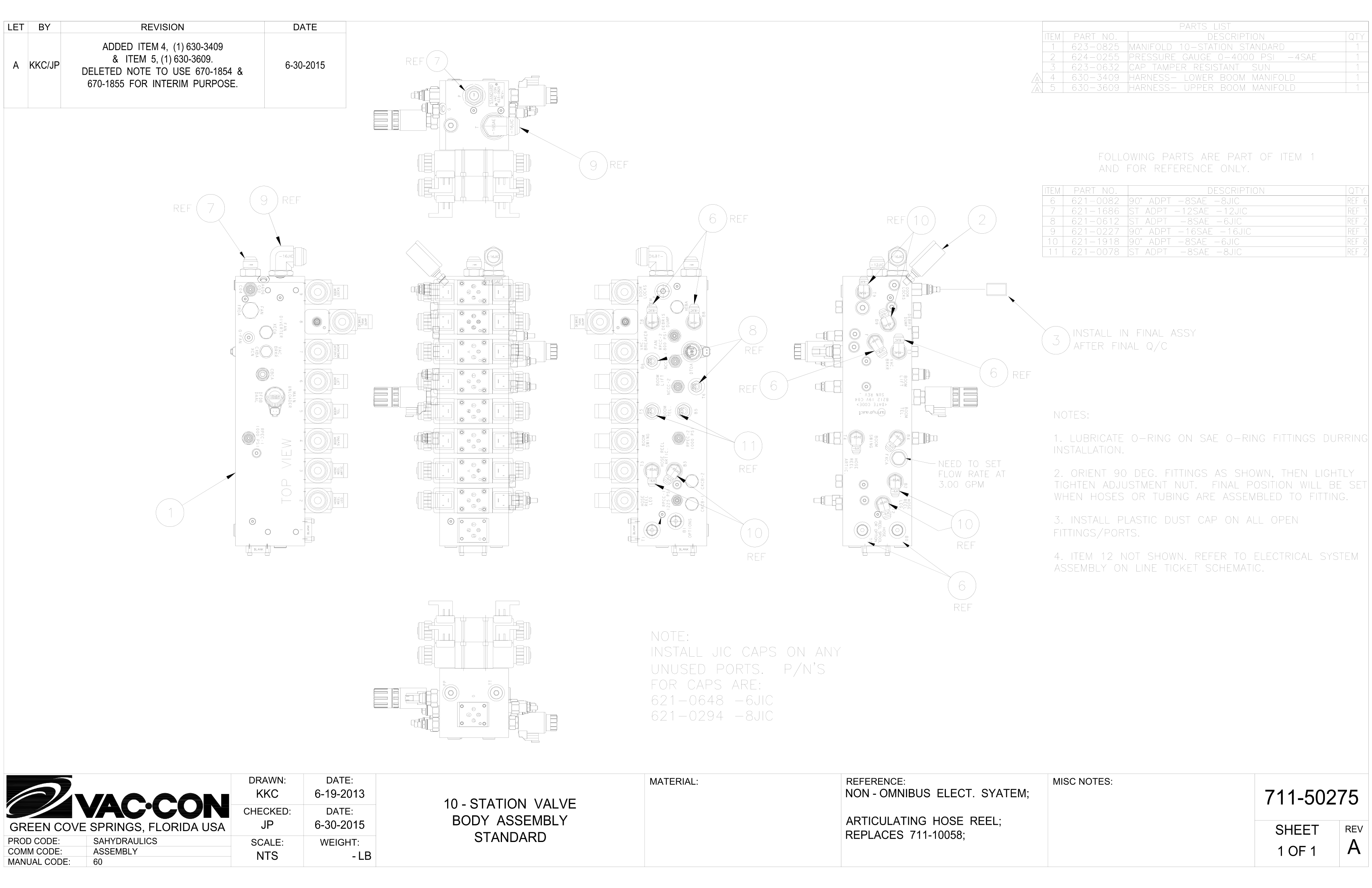 CABOVER BLUELOGIC CONTROL CONSOLE Assembly