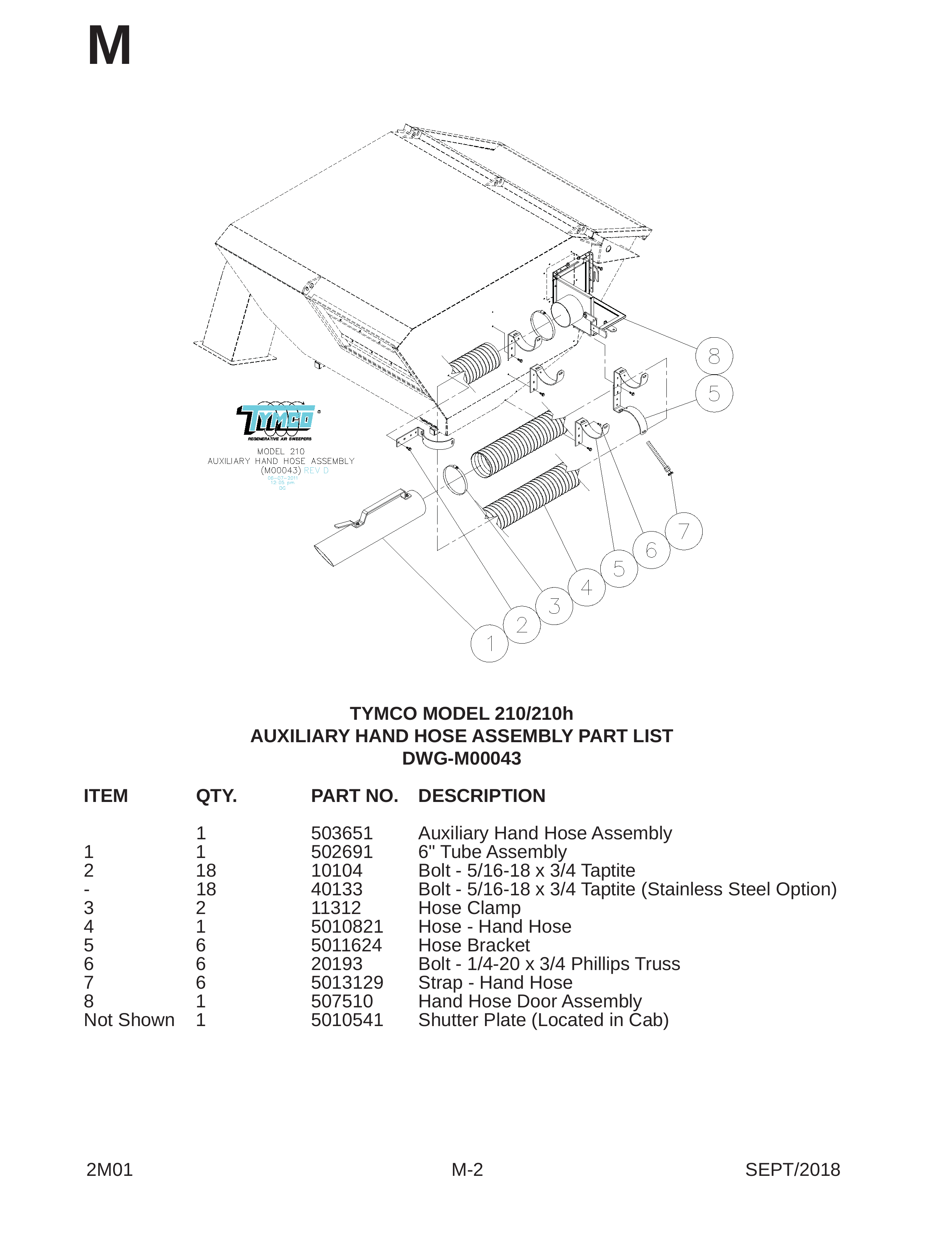 TYMCO MODEL 210/210h