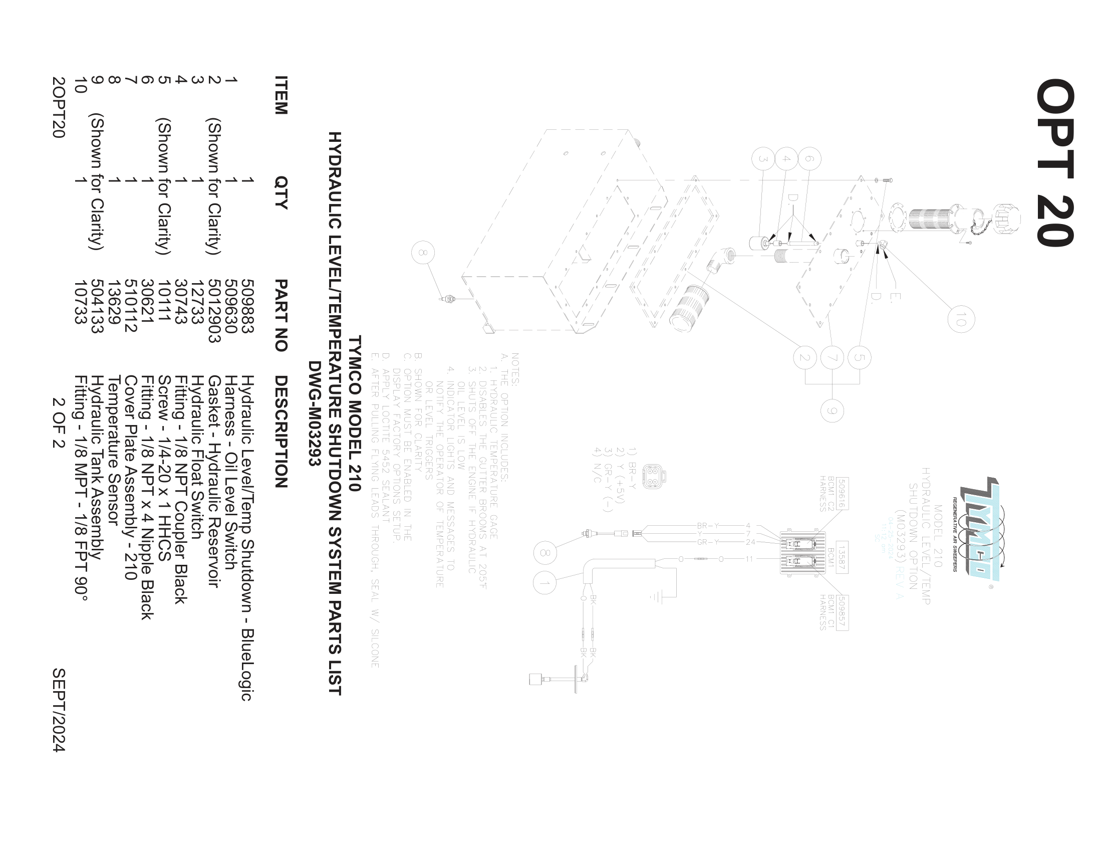 HYDRAULIC LEVEL/TEMPERATURE SHUTDOWN SYSTEM