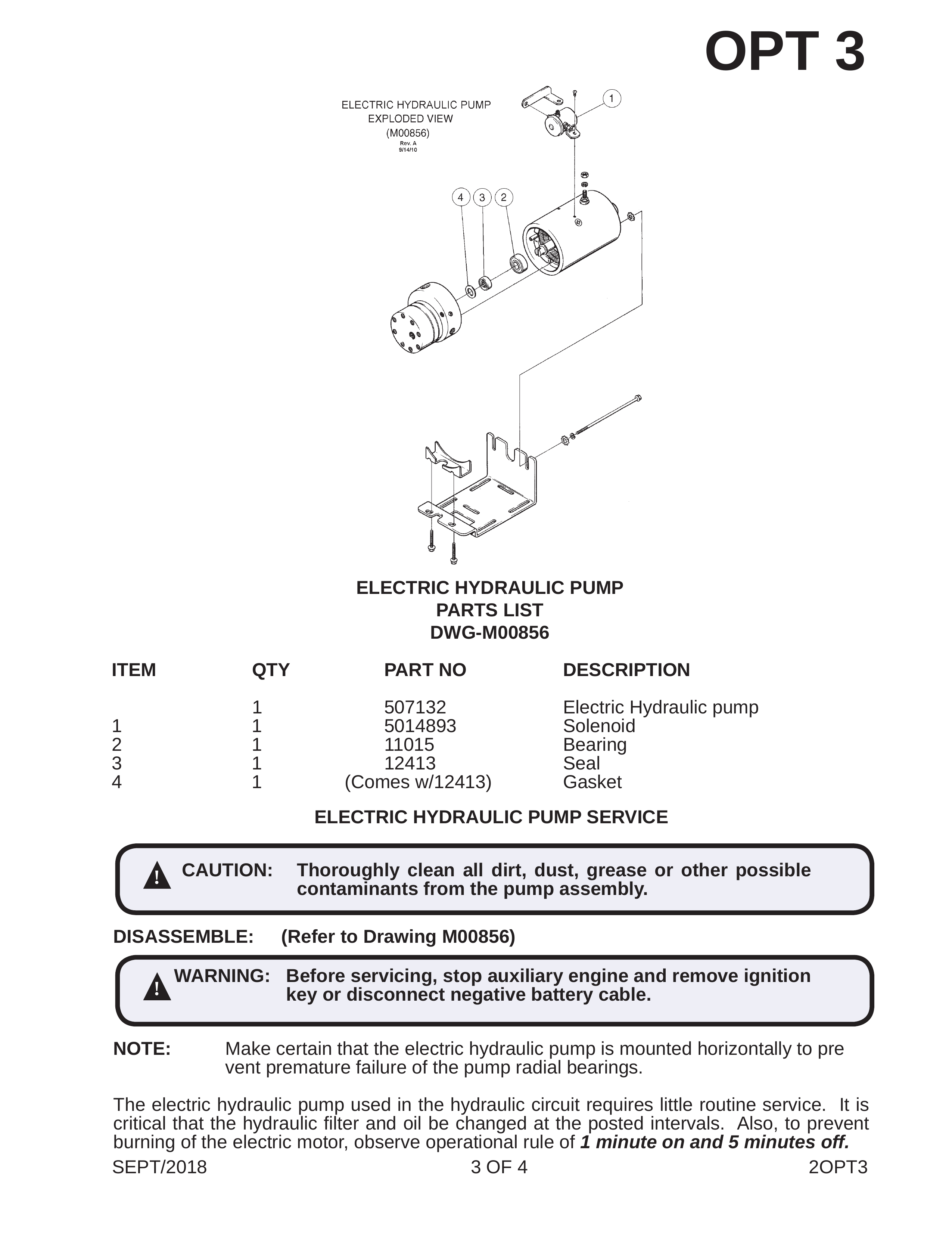 ELECTRIC HYDRAULIC PUMP