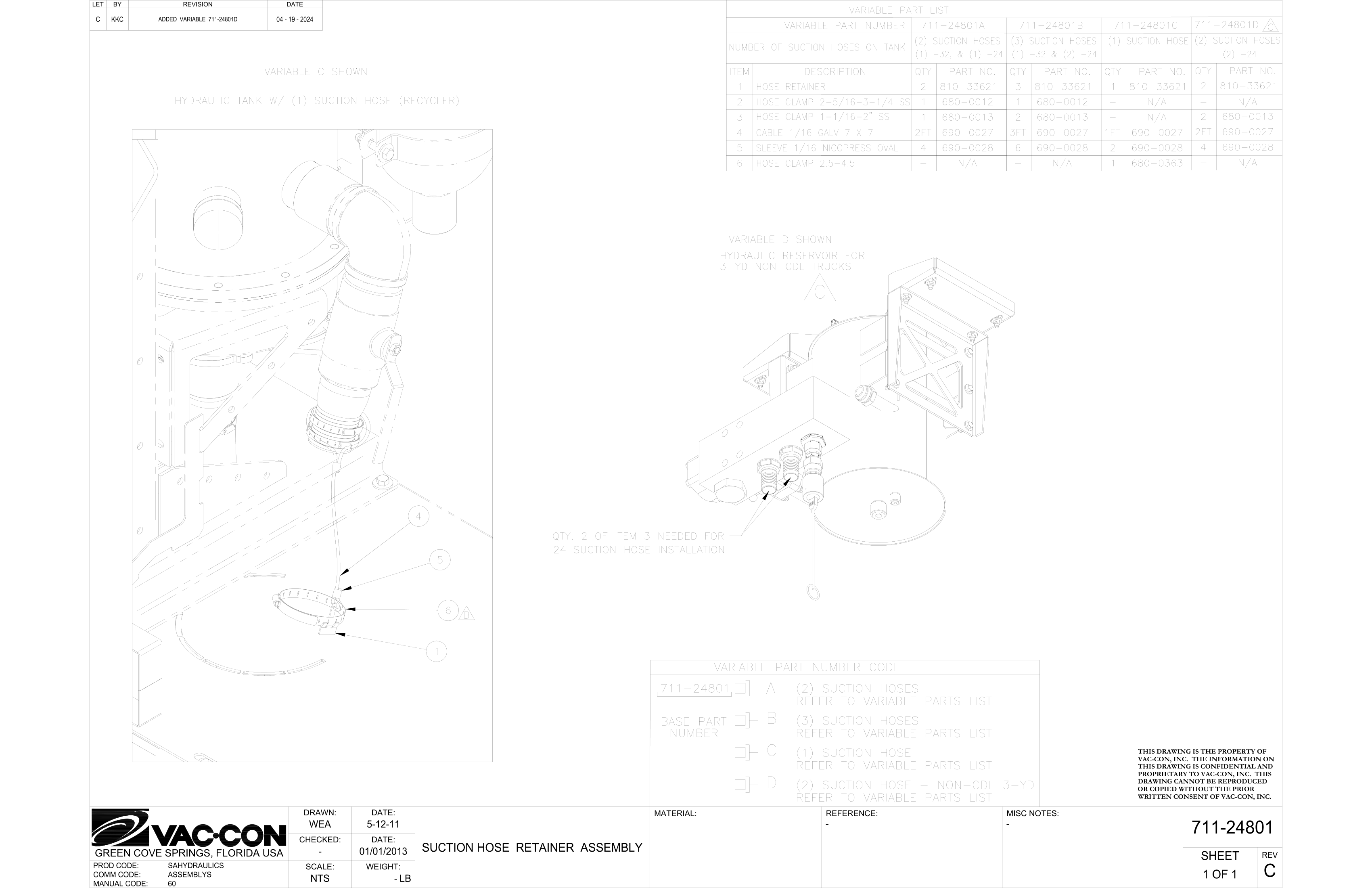 CHUTE ORIFICE MANIFOLD Assembly