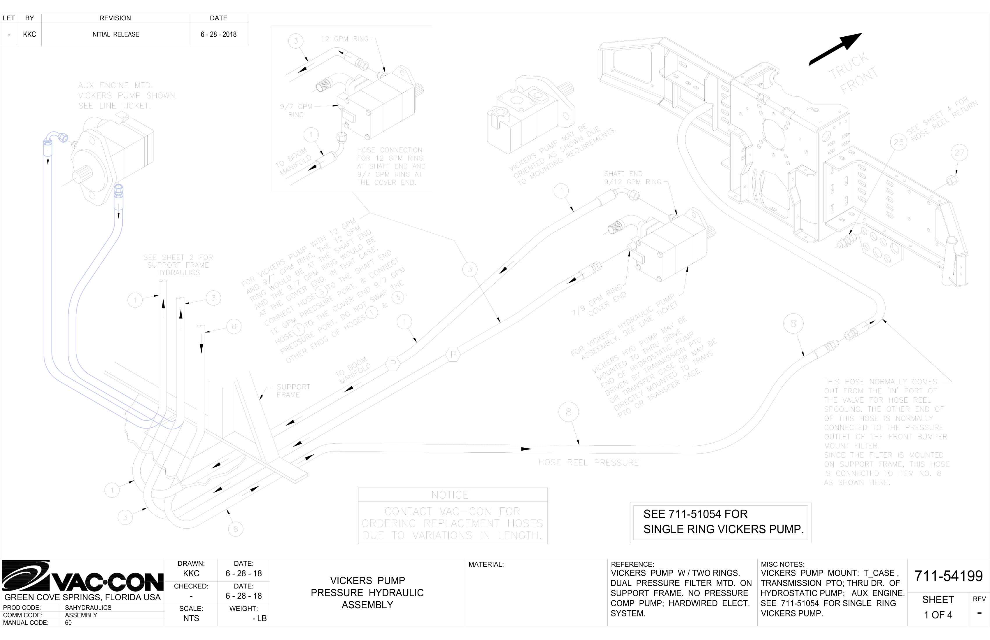 HYDRAULIC SELECTOR MANIFOLD Assembly