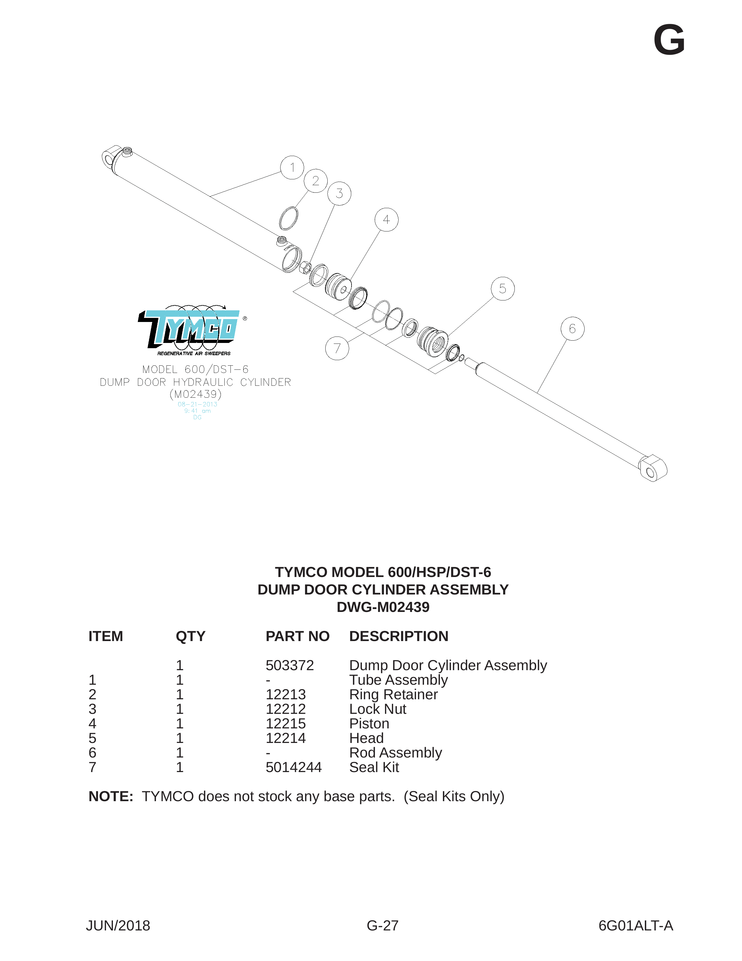 TYMCO MODEL 600/HSP/DST-6