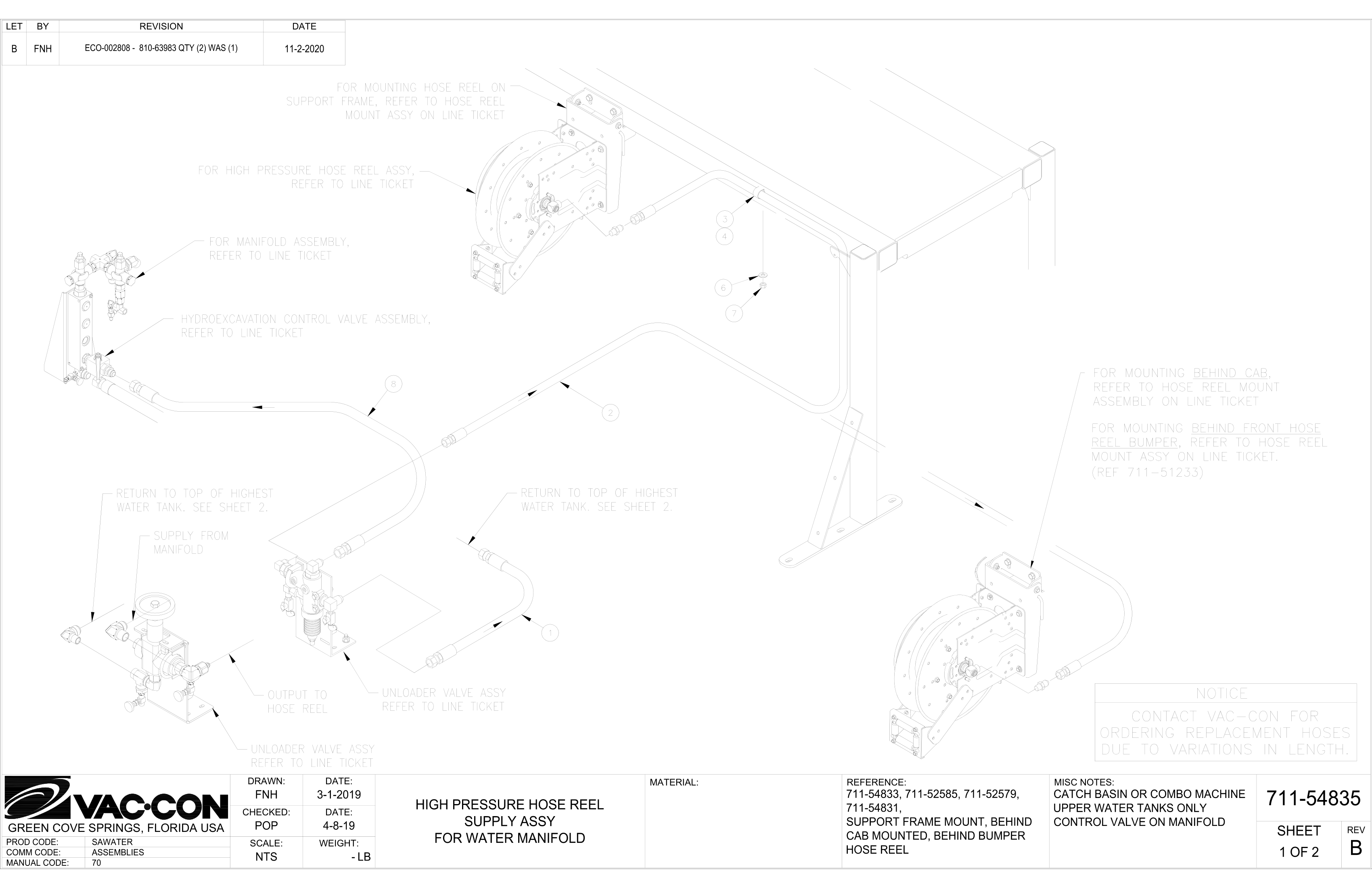 CHUTE ORIFICE MANIFOLD Assembly