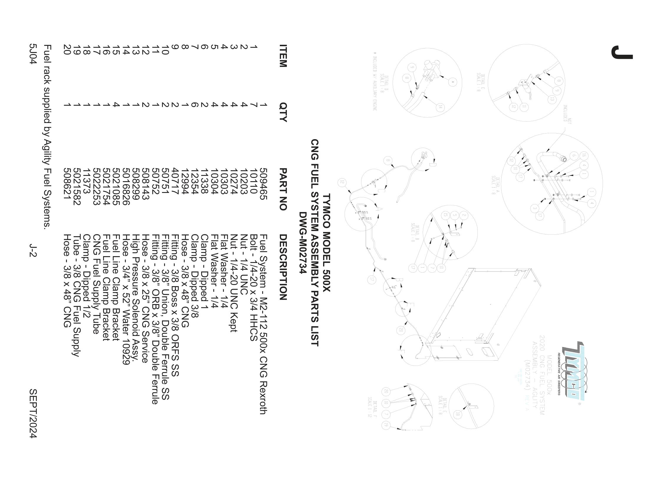 CNG FUEL SYSTEM Assembly
