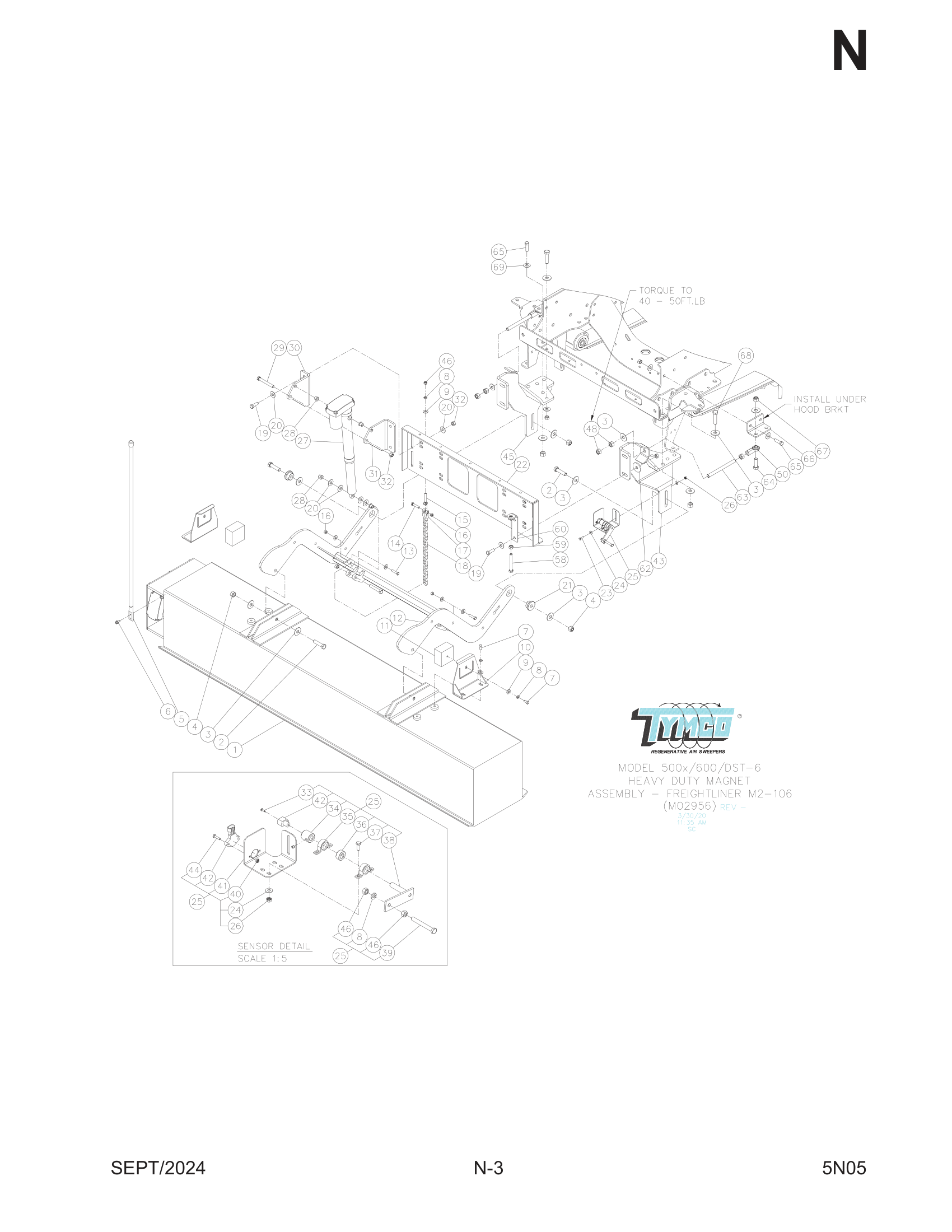 FREIGHTLINER M2-106 HEAVY DUTY MAGNET Assembly