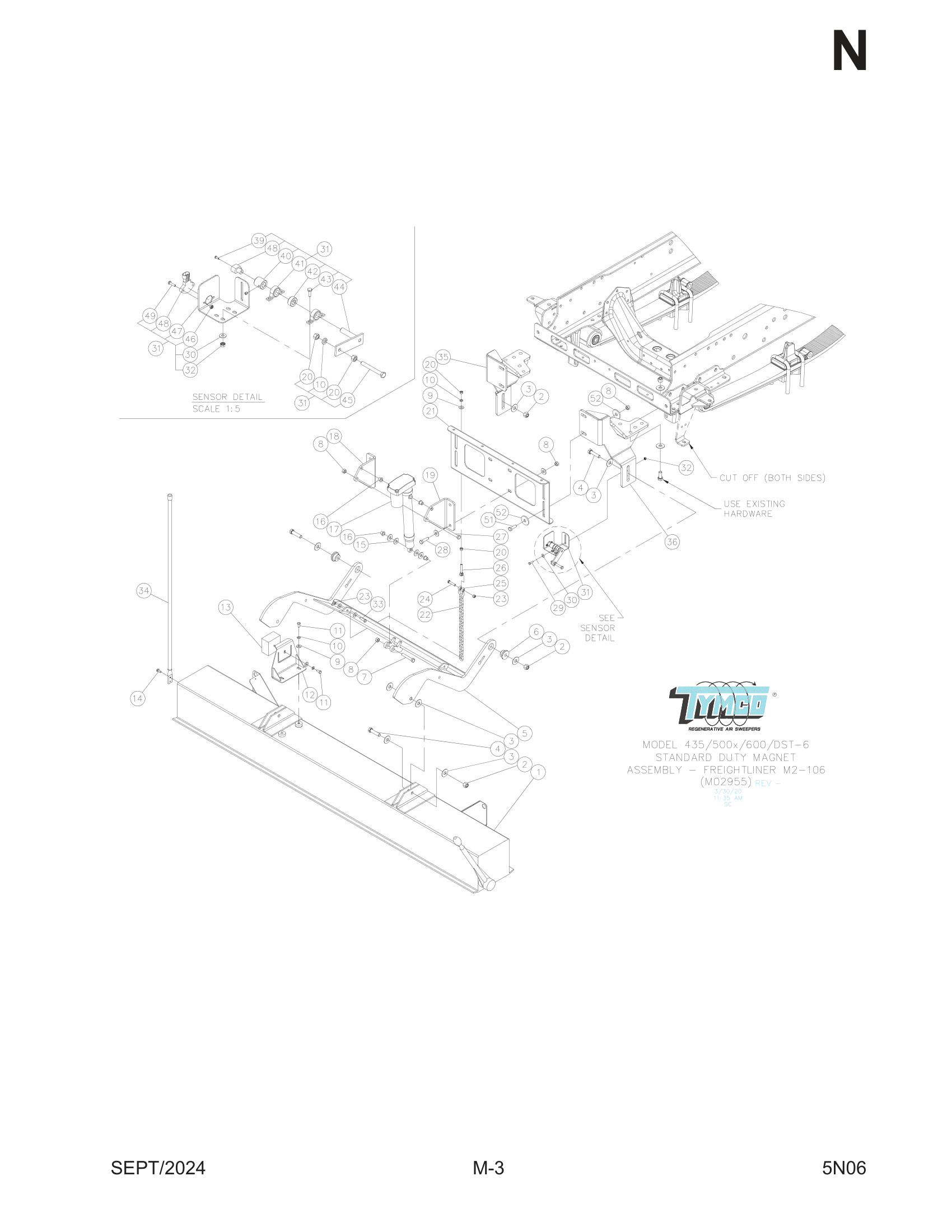 FREIGHTLINER M2-106 STANDARD DUTY MAGNET Assembly