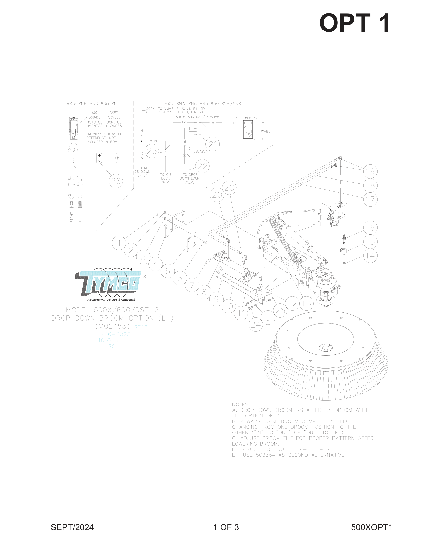 DROP DOWN GUTTER BROOM OPTION