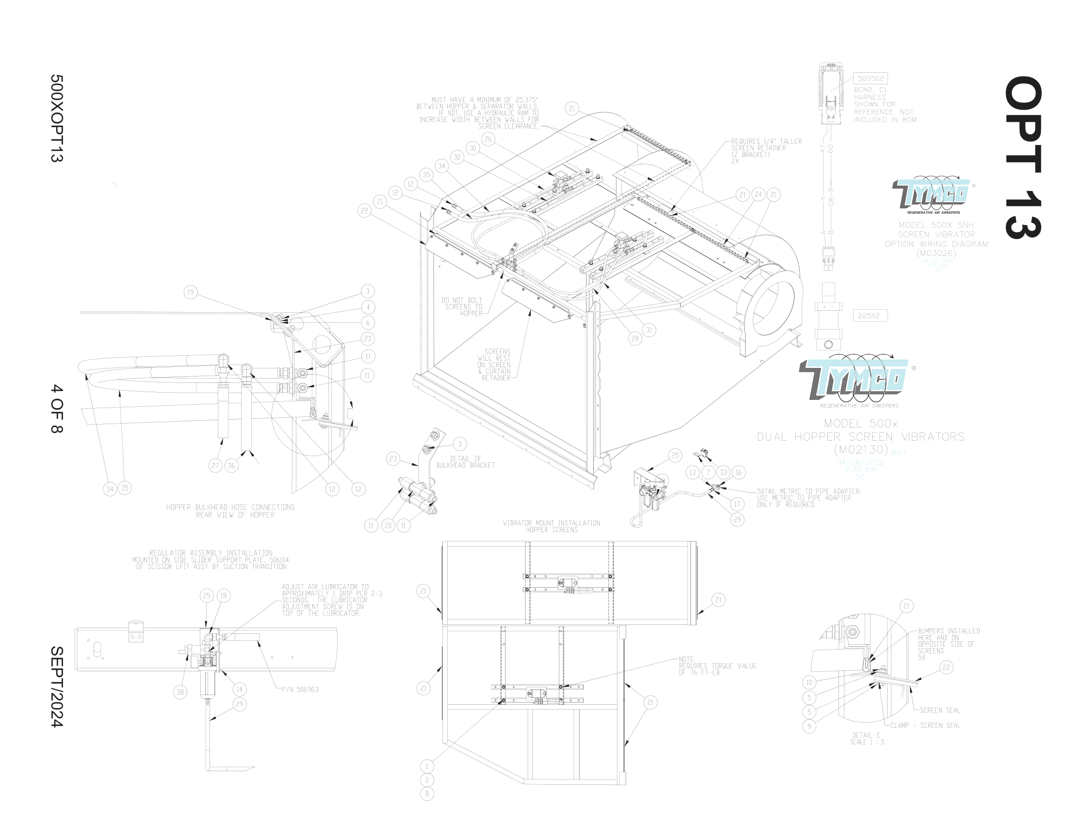 DUAL HOPPER SCREEN VIBRATORS