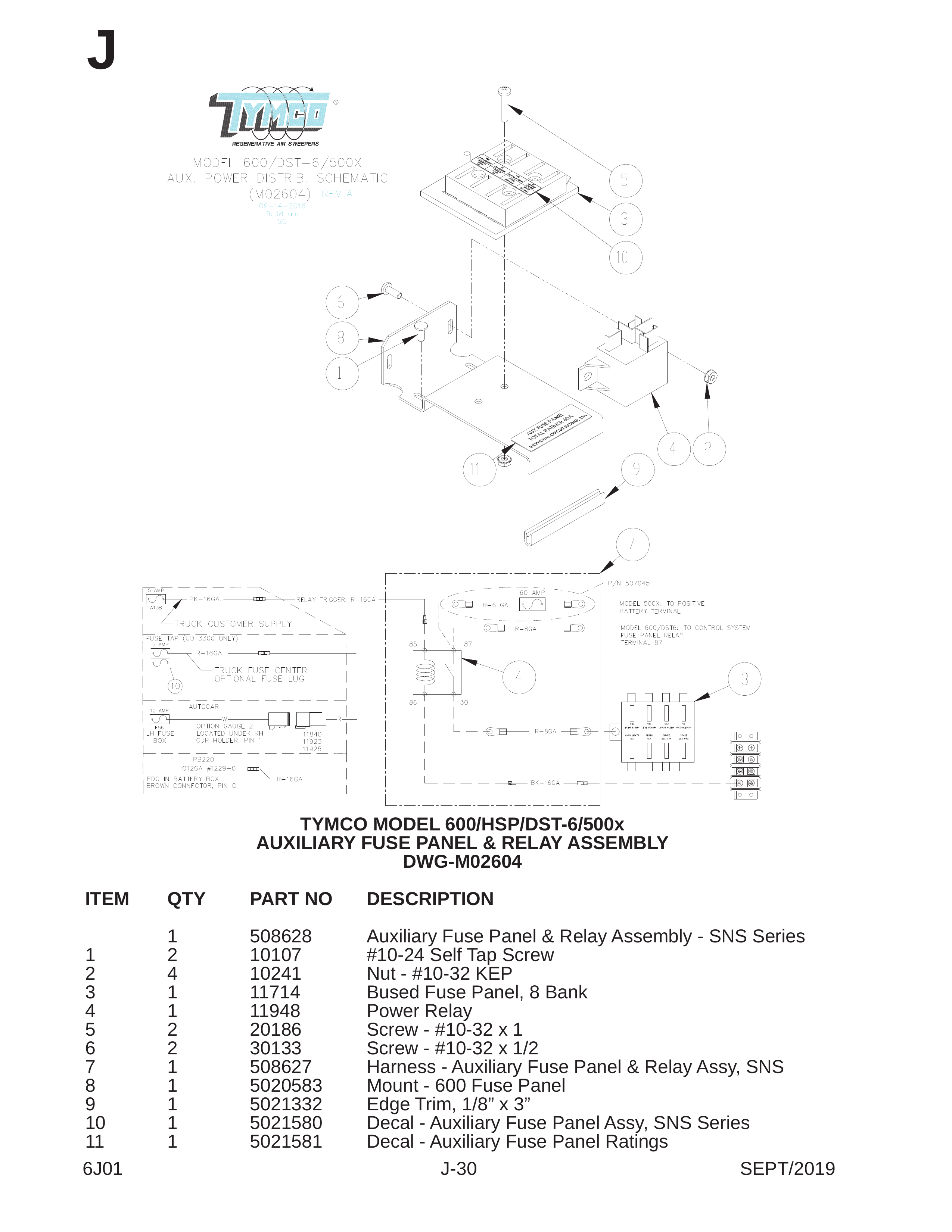 TYMCO MODEL 600/HSP/DST-6/500x