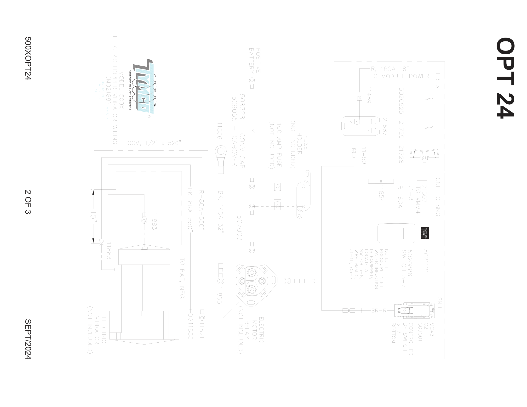 ELECTRIC HOPPER VIBRATOR POW Assembly