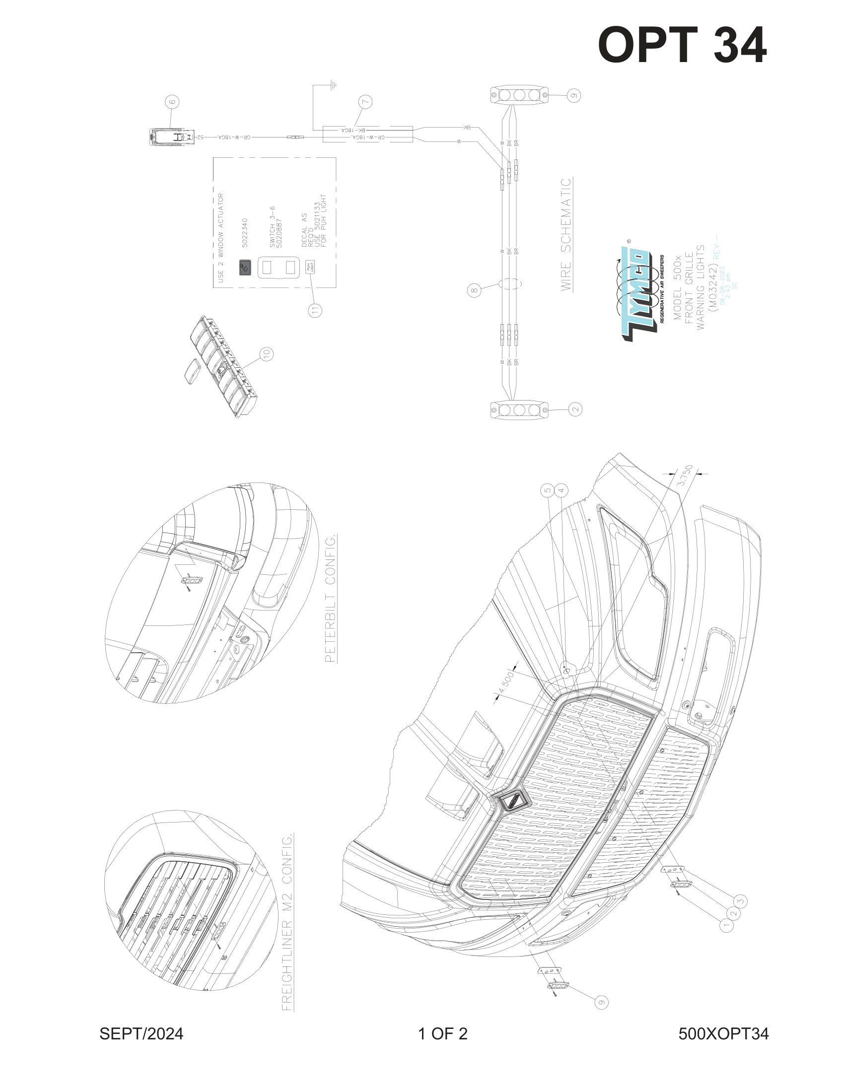 FRONT GRILLE WARNING LIGHTS